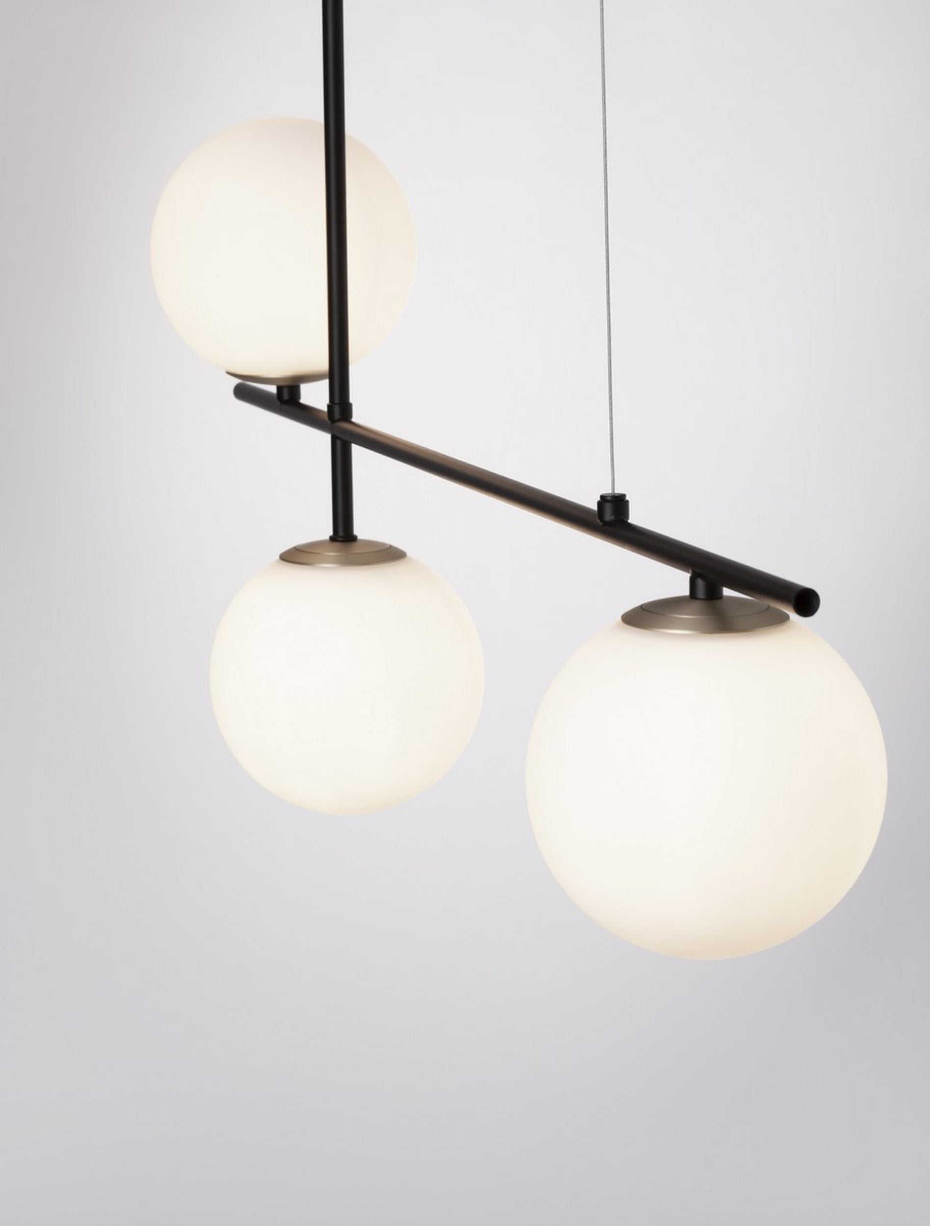 Lampa wisząca Homorry x3 czarna