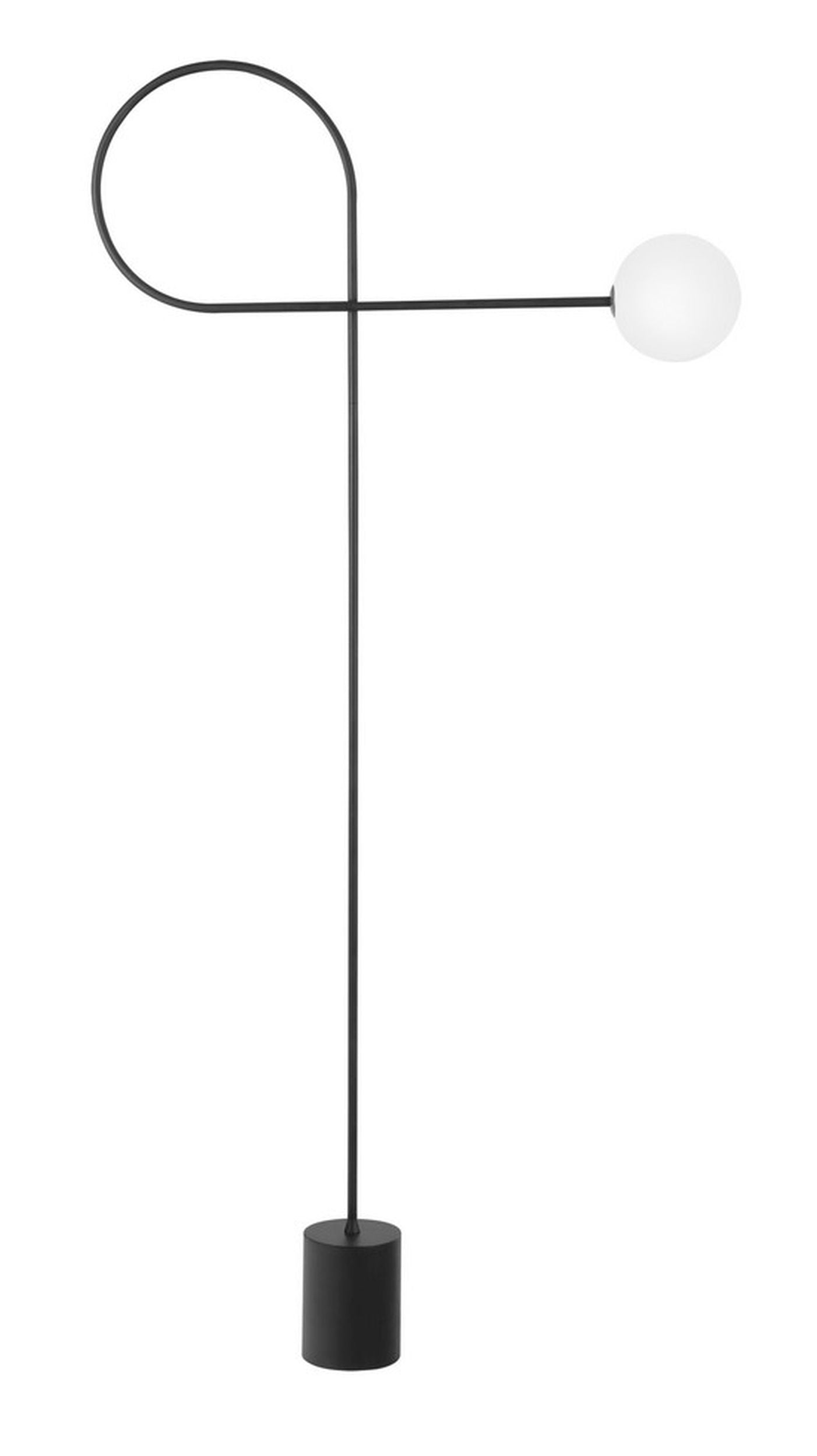 Lampa podłogowa Latuary czarna