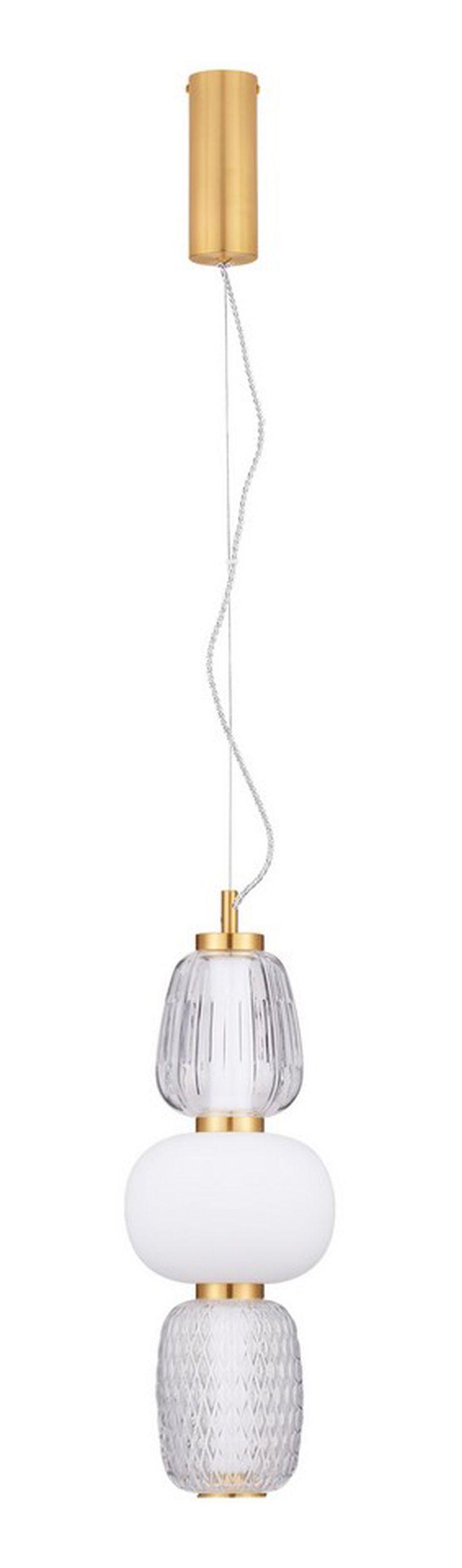 Lampa wisząca Velorya I LED biało-złota