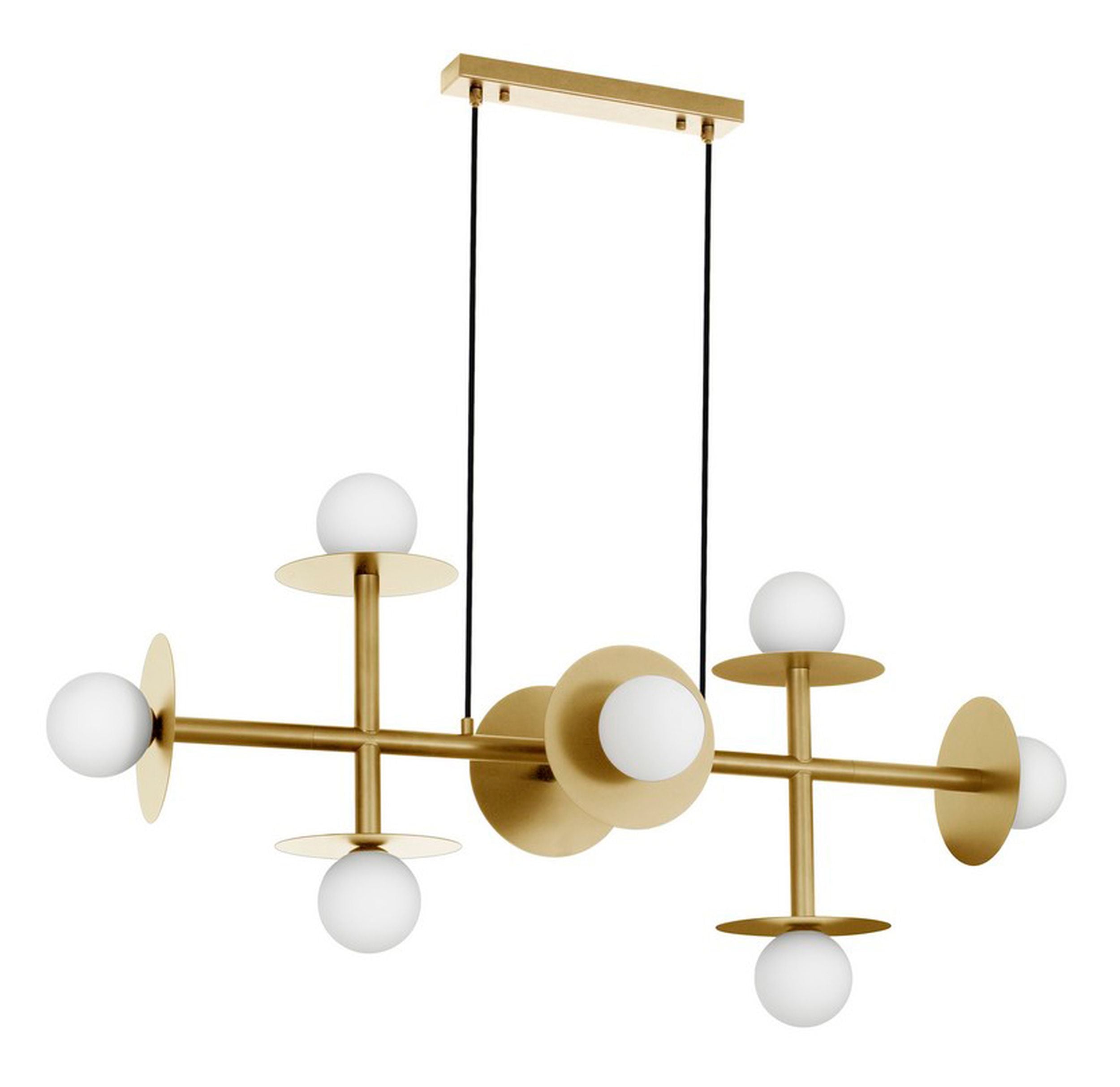 Lampa wisząca Letarian x8 złota