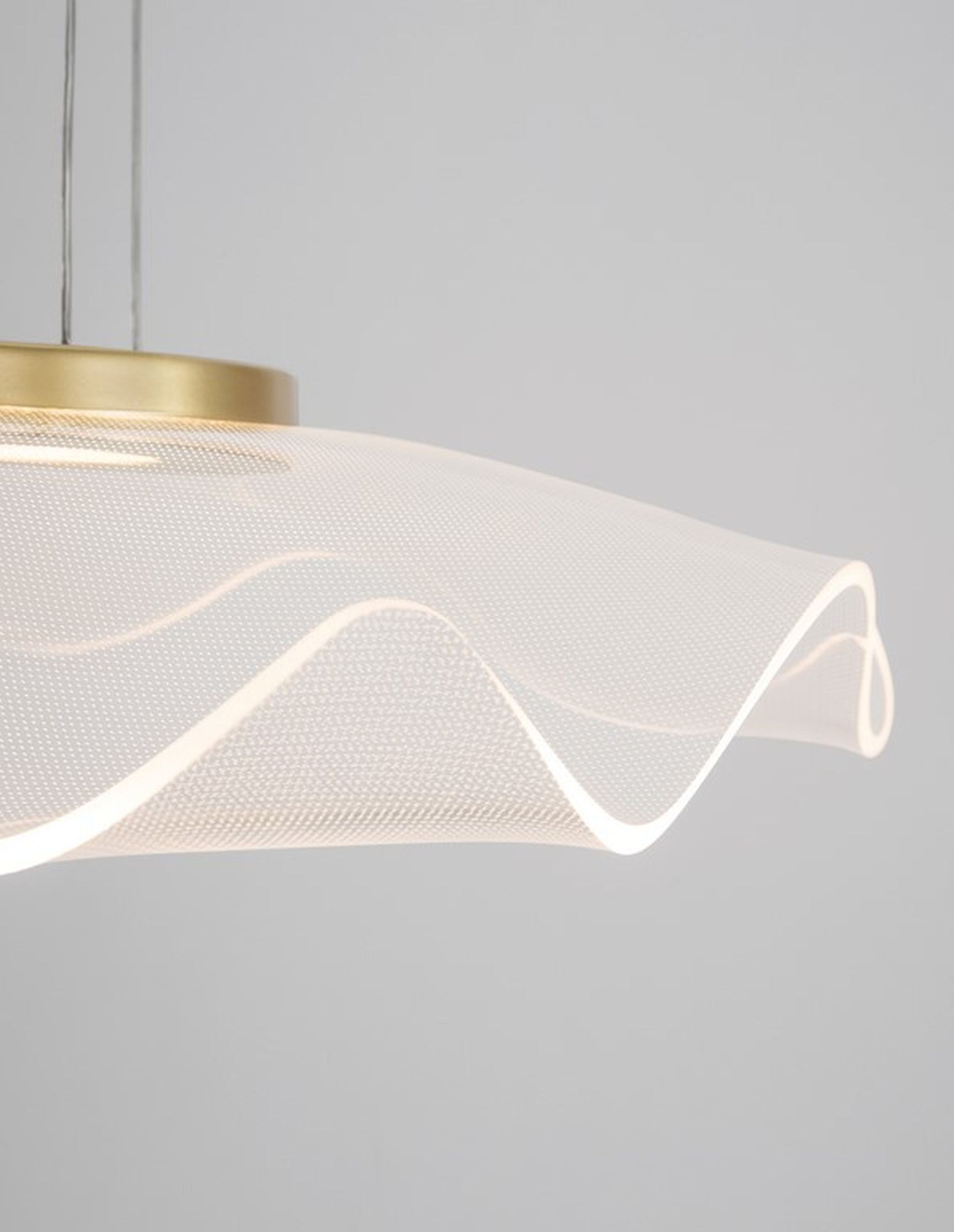 Lampa wisząca Yarduno LED złota