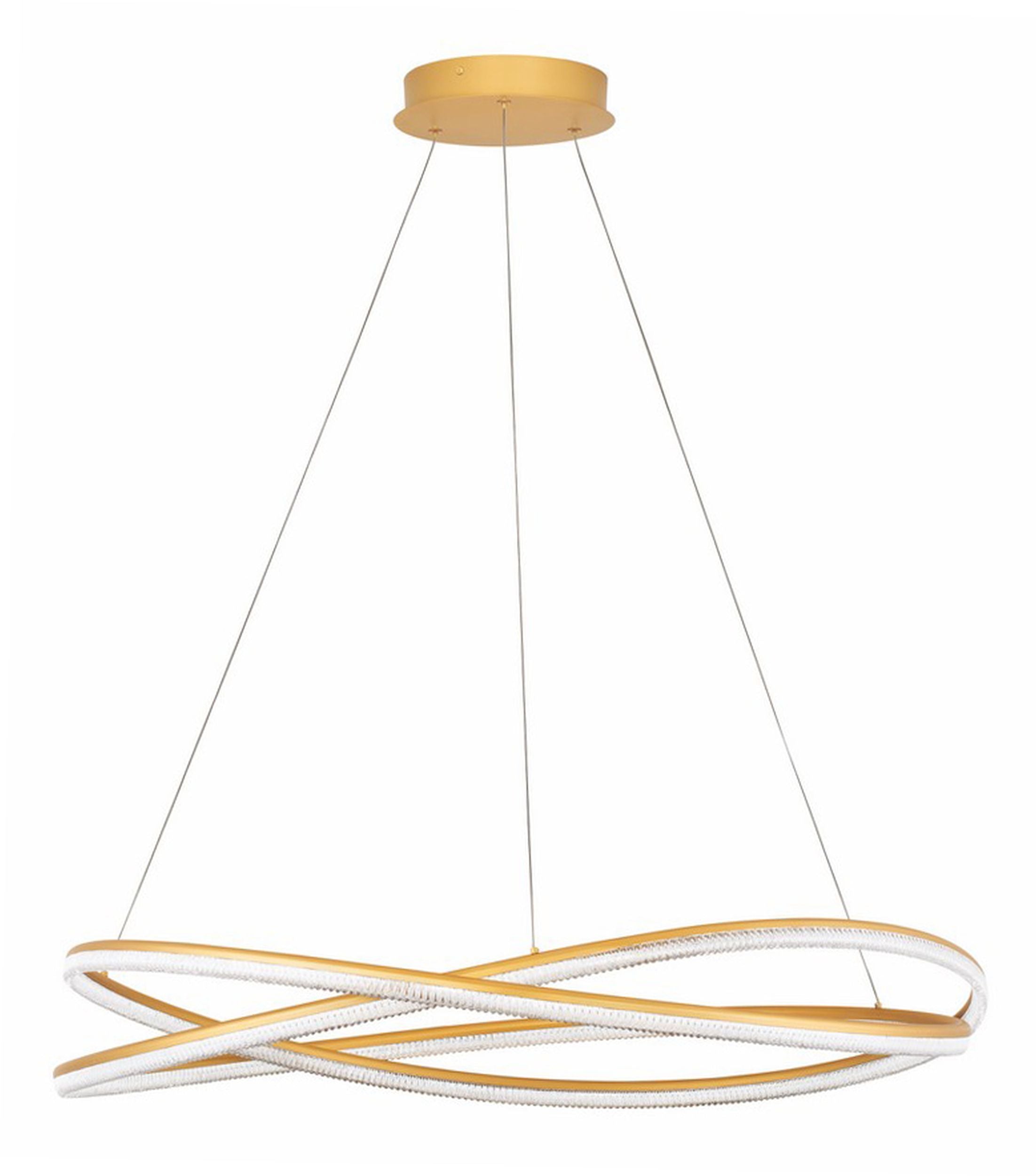 Lampa wisząca Fulanci LED złota