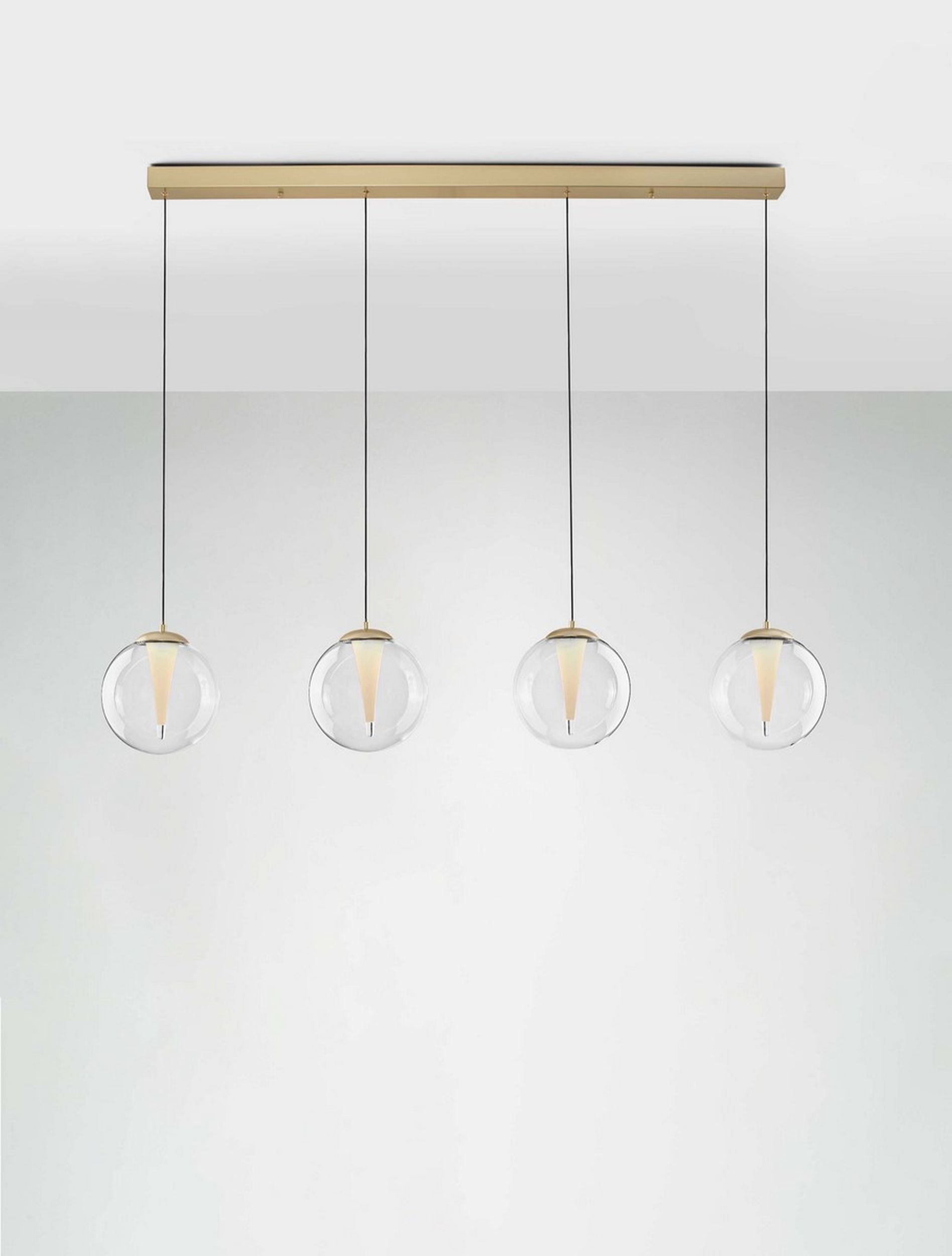 Lampa wisząca Eviline LED x4 złota