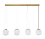 Lampa wisząca Eviline LED x4 złota