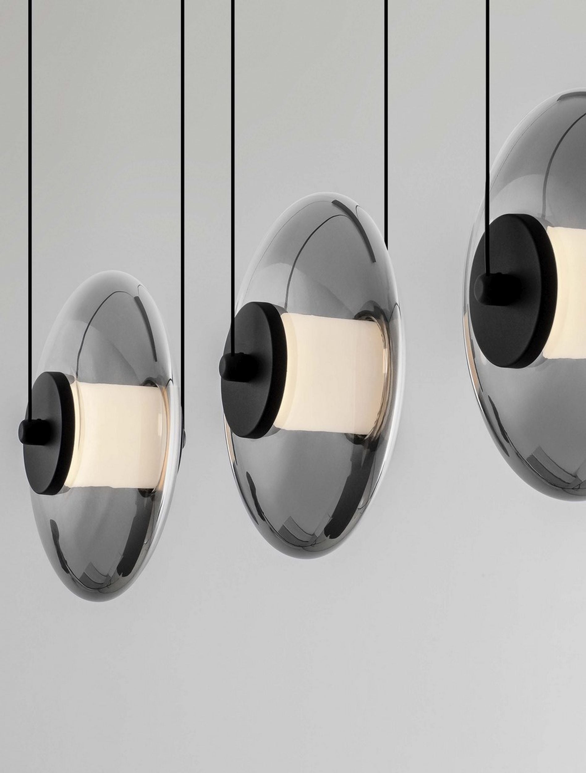 Lampa wisząca Lynoll LED x3 czarna