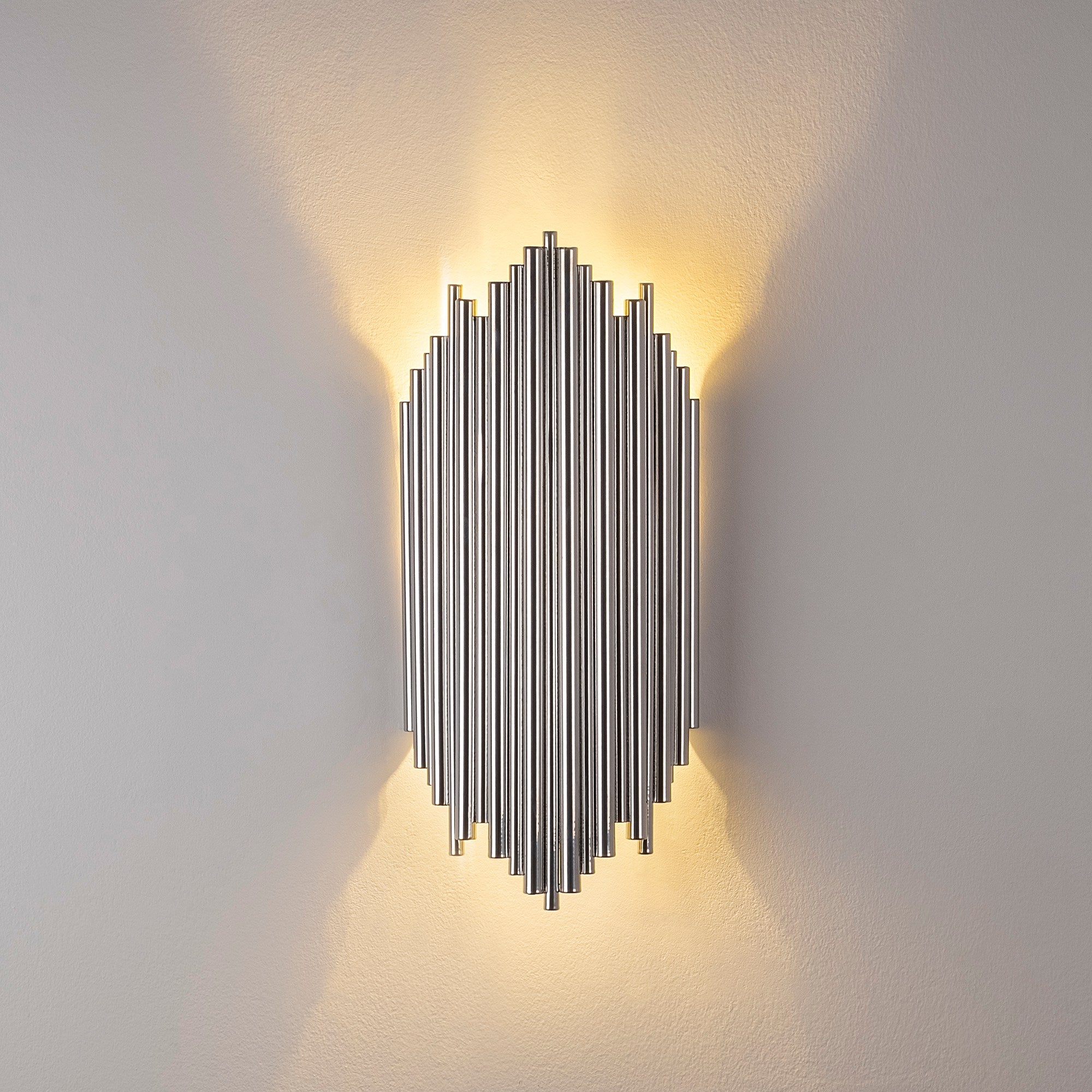 Lampa ścienna Bolines 50 cm chromowana