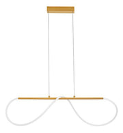 Lampa wisząca Ullmona LED złota