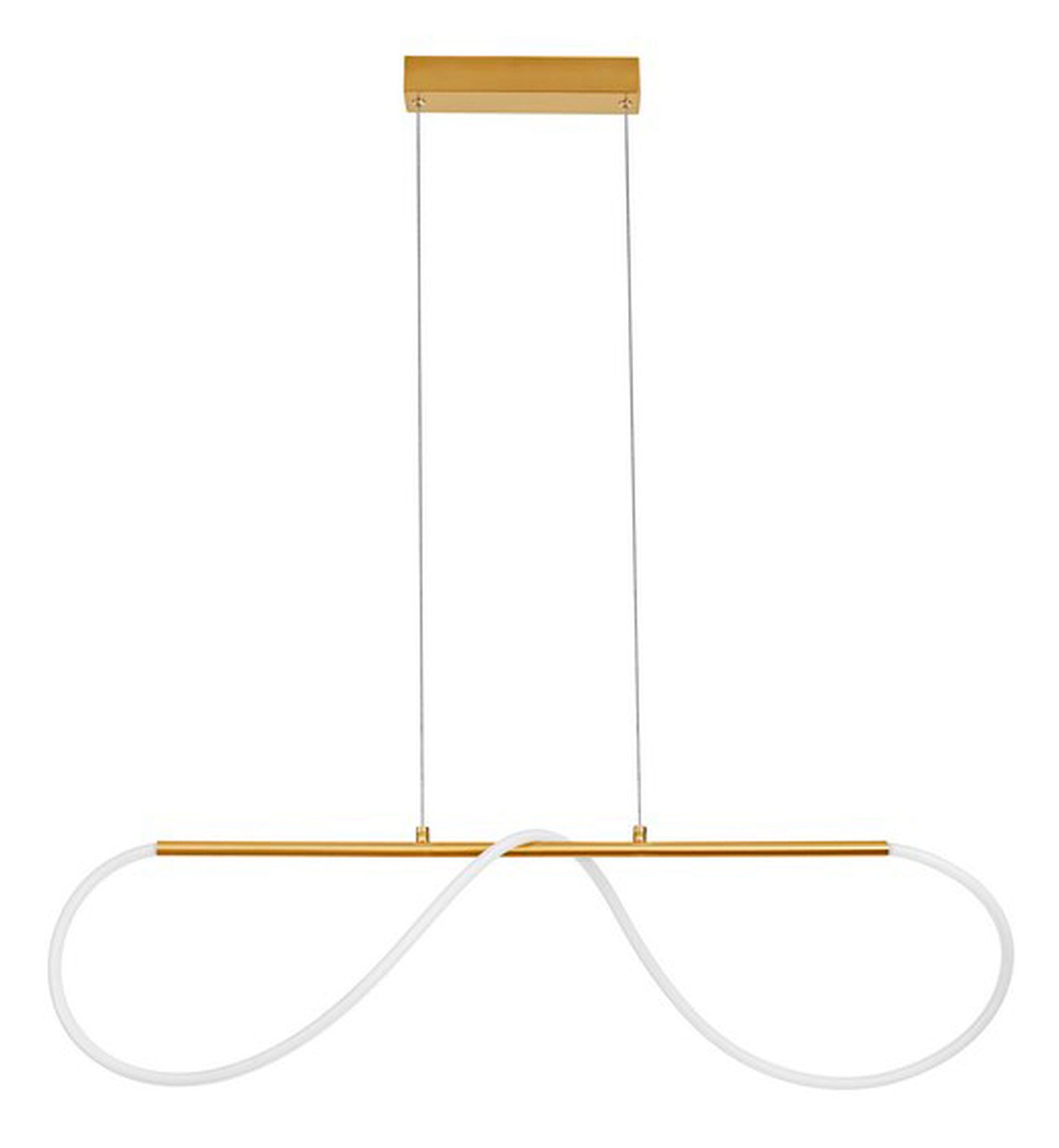 Lampa wisząca Ullmona LED złota