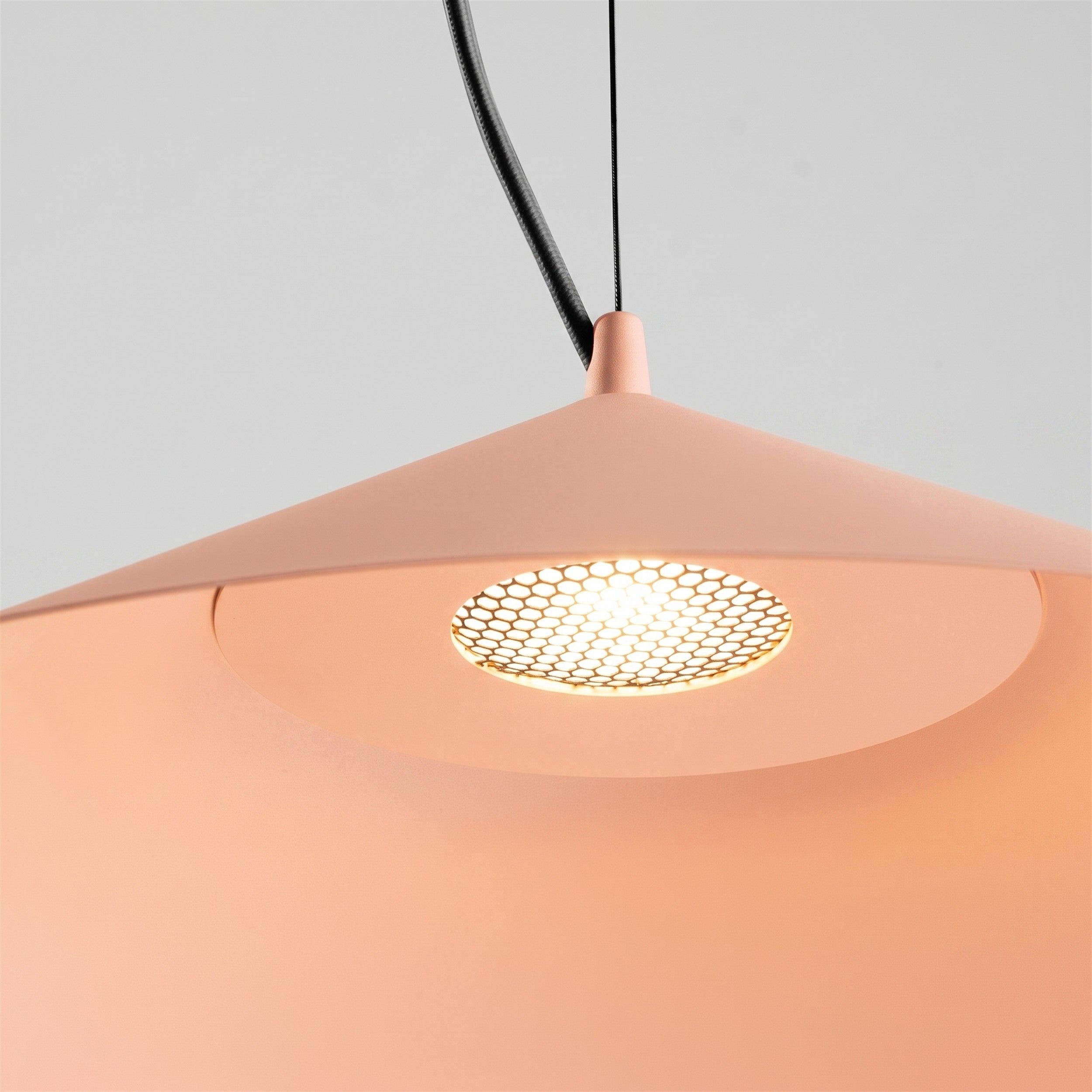 Lampa wisząca Fint LED brzoskwiniowa