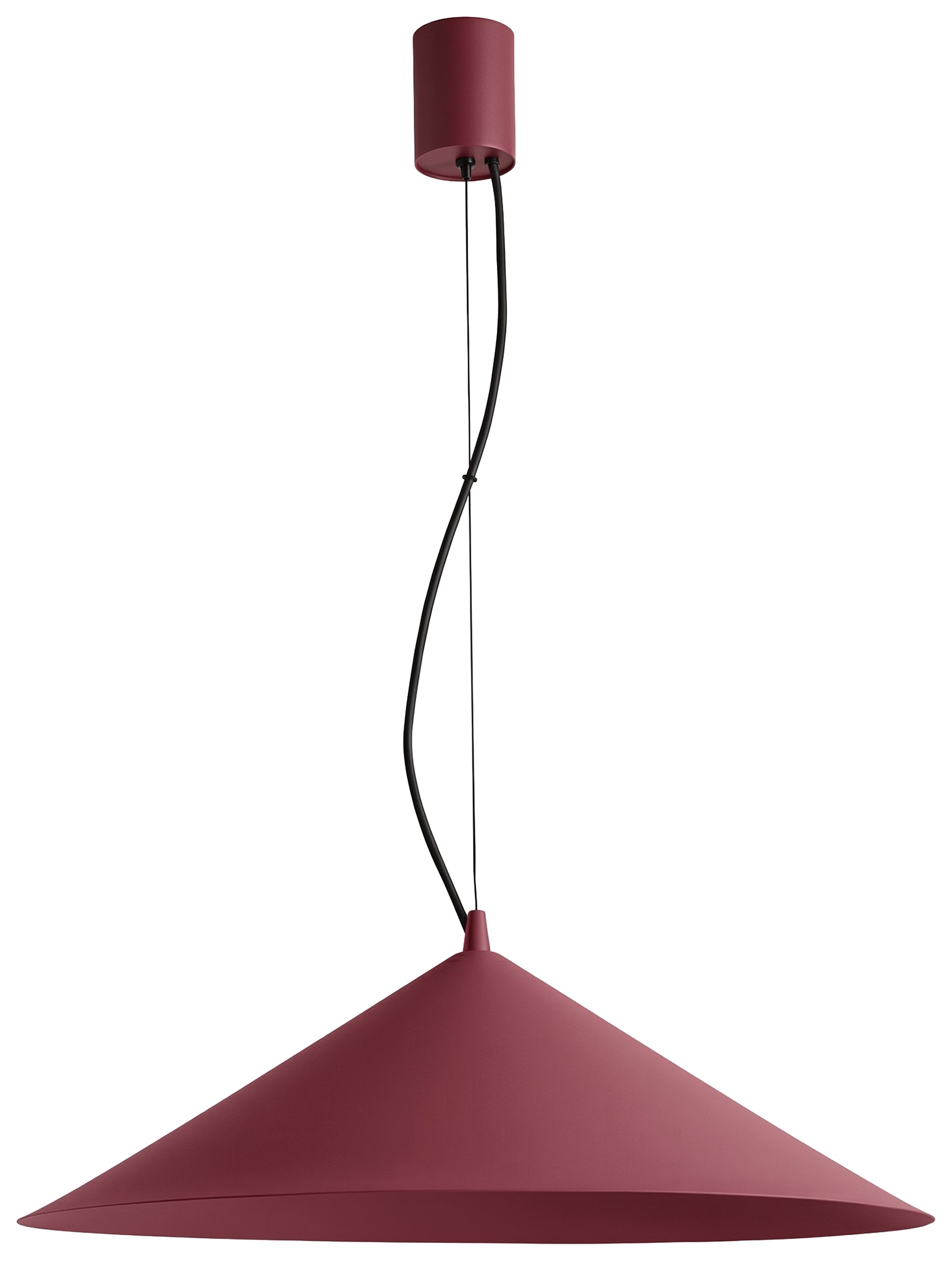 Lampa wisząca Fint LED burgund