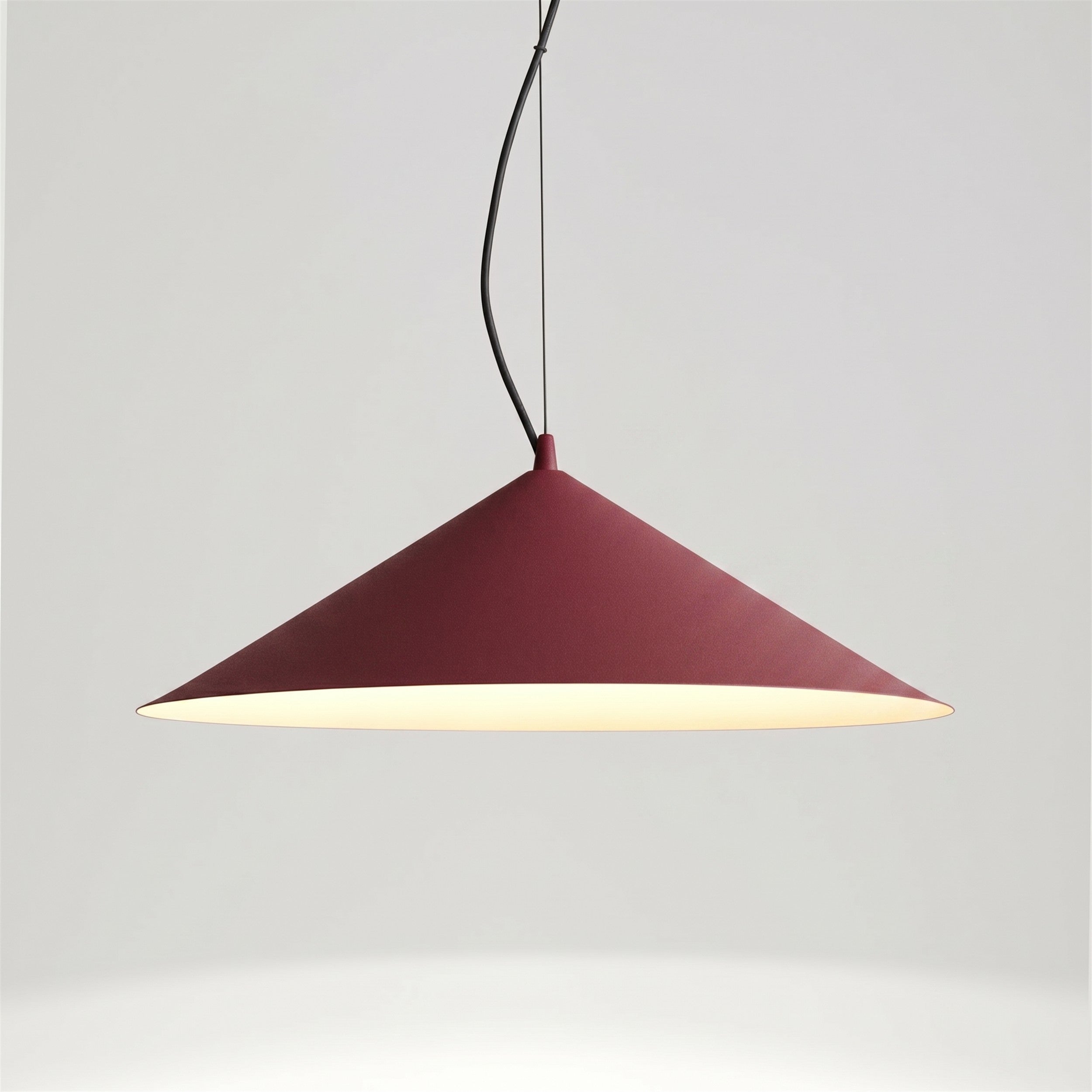 Lampa wisząca Fint LED burgund