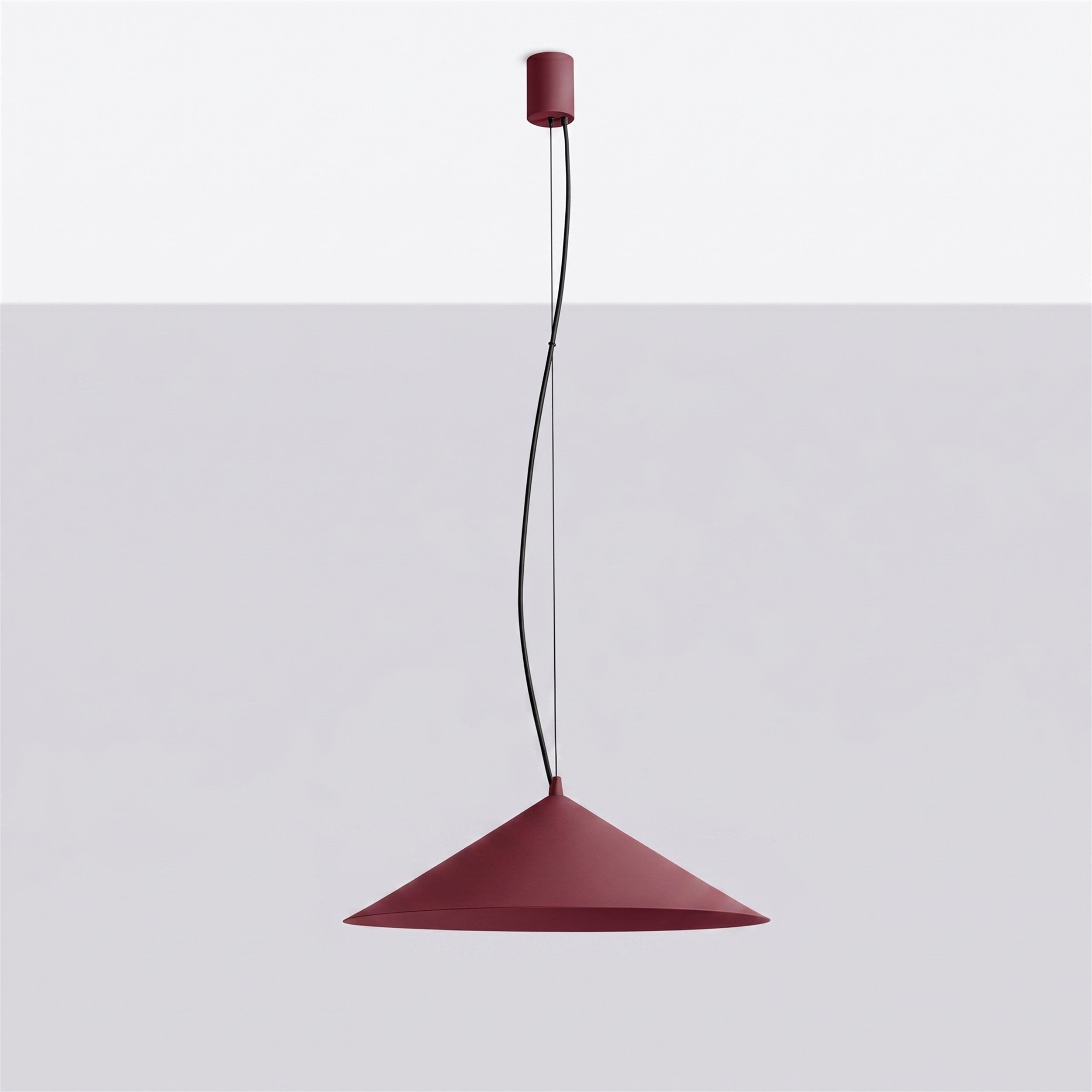 Lampa wisząca Fint LED burgund