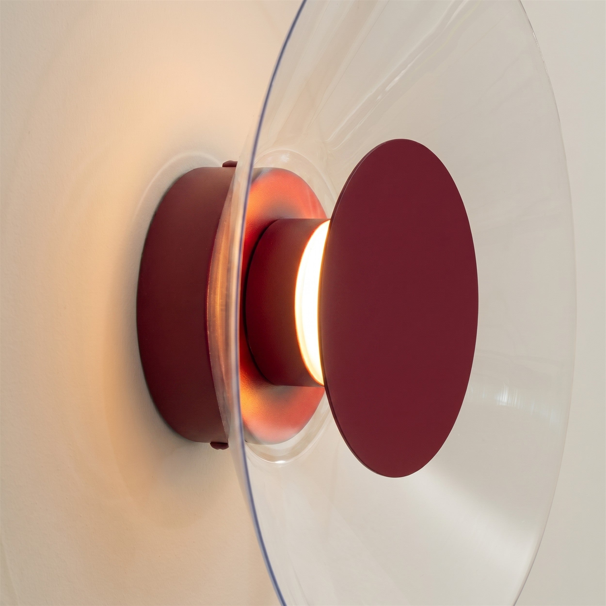 Kinkiet Astro LED burgund