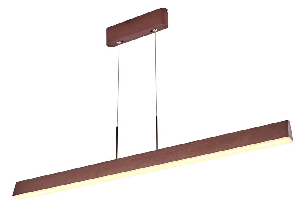 Lampa wisząca LED Coconut 91x8 brązowa 4000K 28W