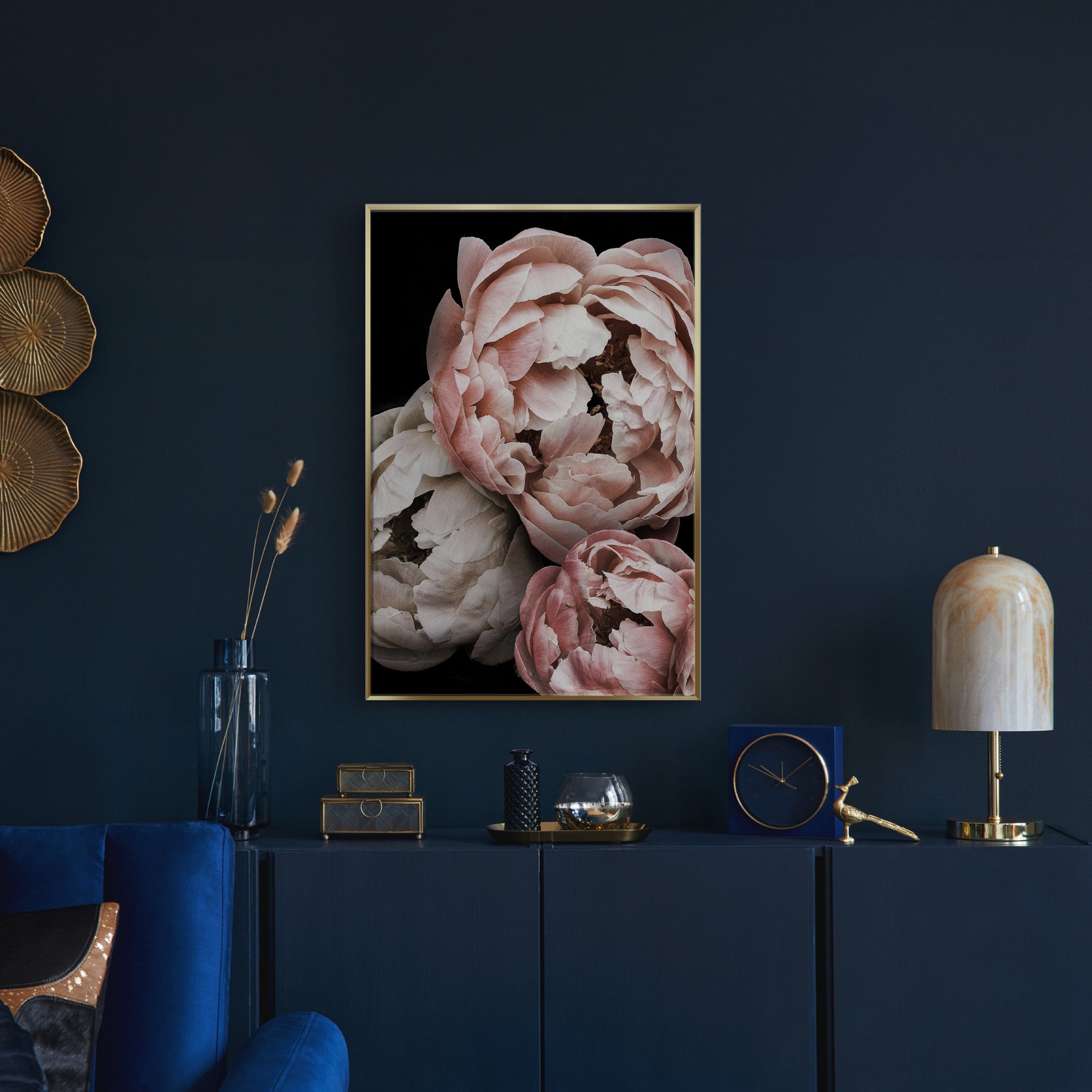Obraz w ramie Peony 70x50 cm