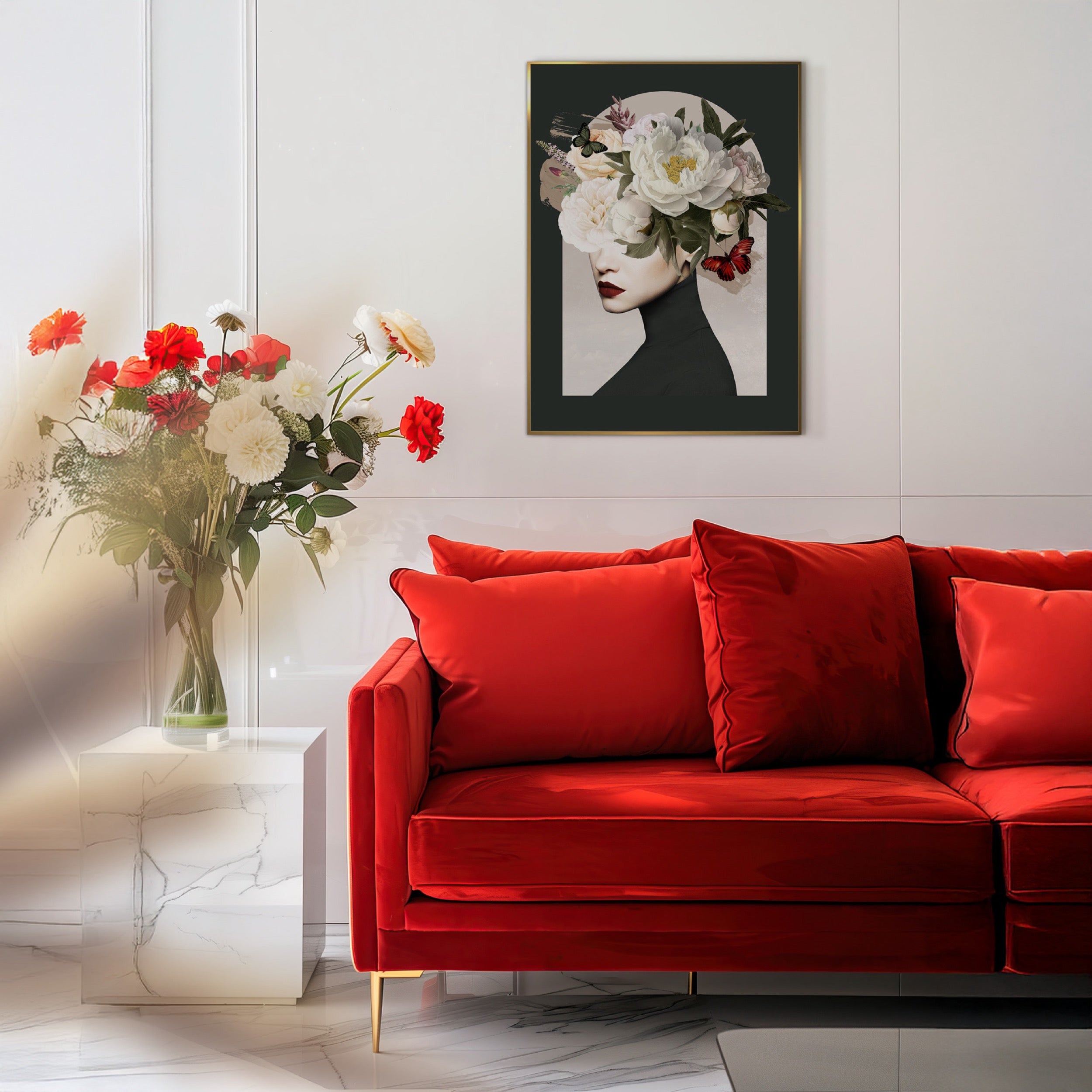 Obraz w ramie Mia 70x50 cm