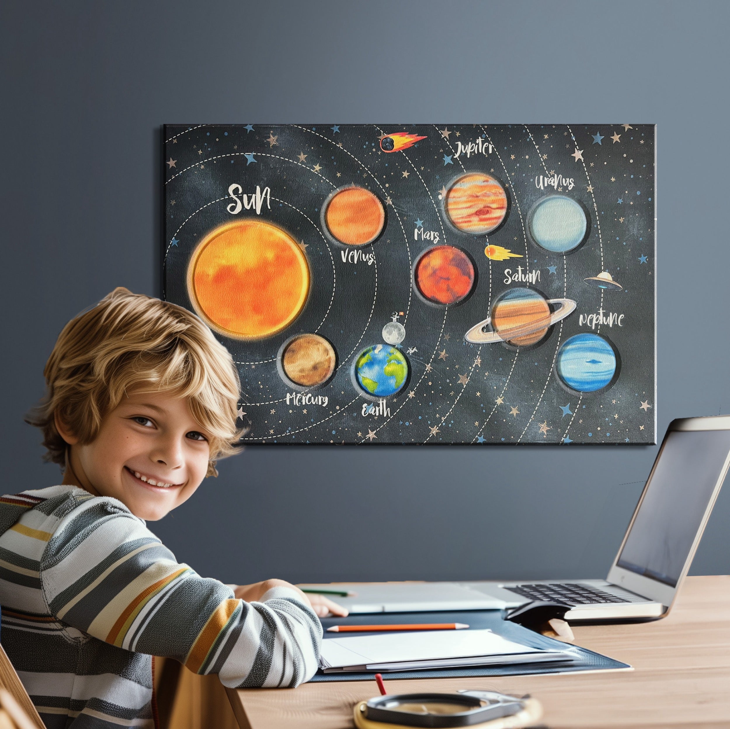 Obraz akustyczny Universe 90x60 cm