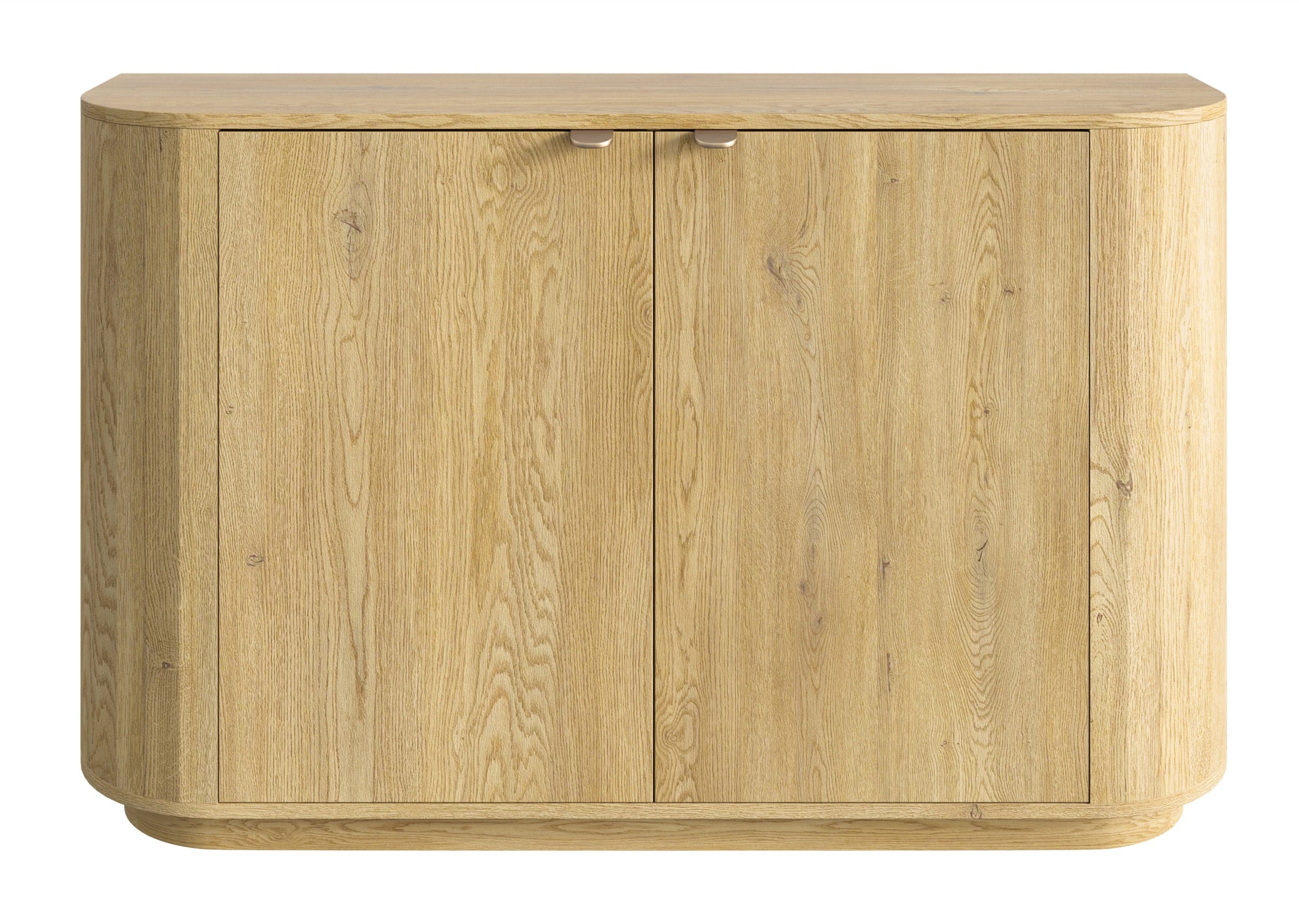 Komoda dwudrzwiowa Coru 140 cm dąb cremona torro - głębokość 39,1 cm