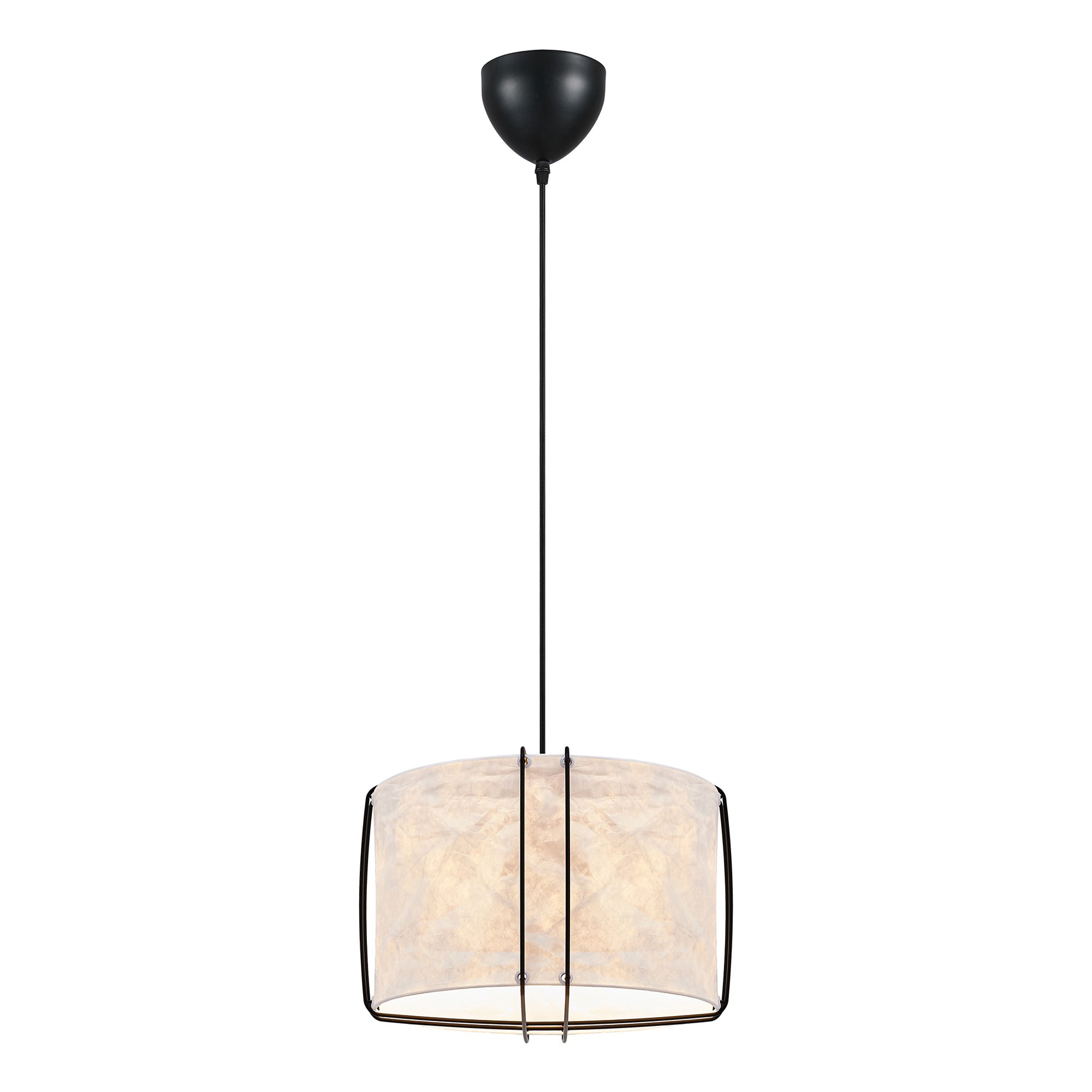 Lampa wisząca Cardine 35 cm czarno-biała