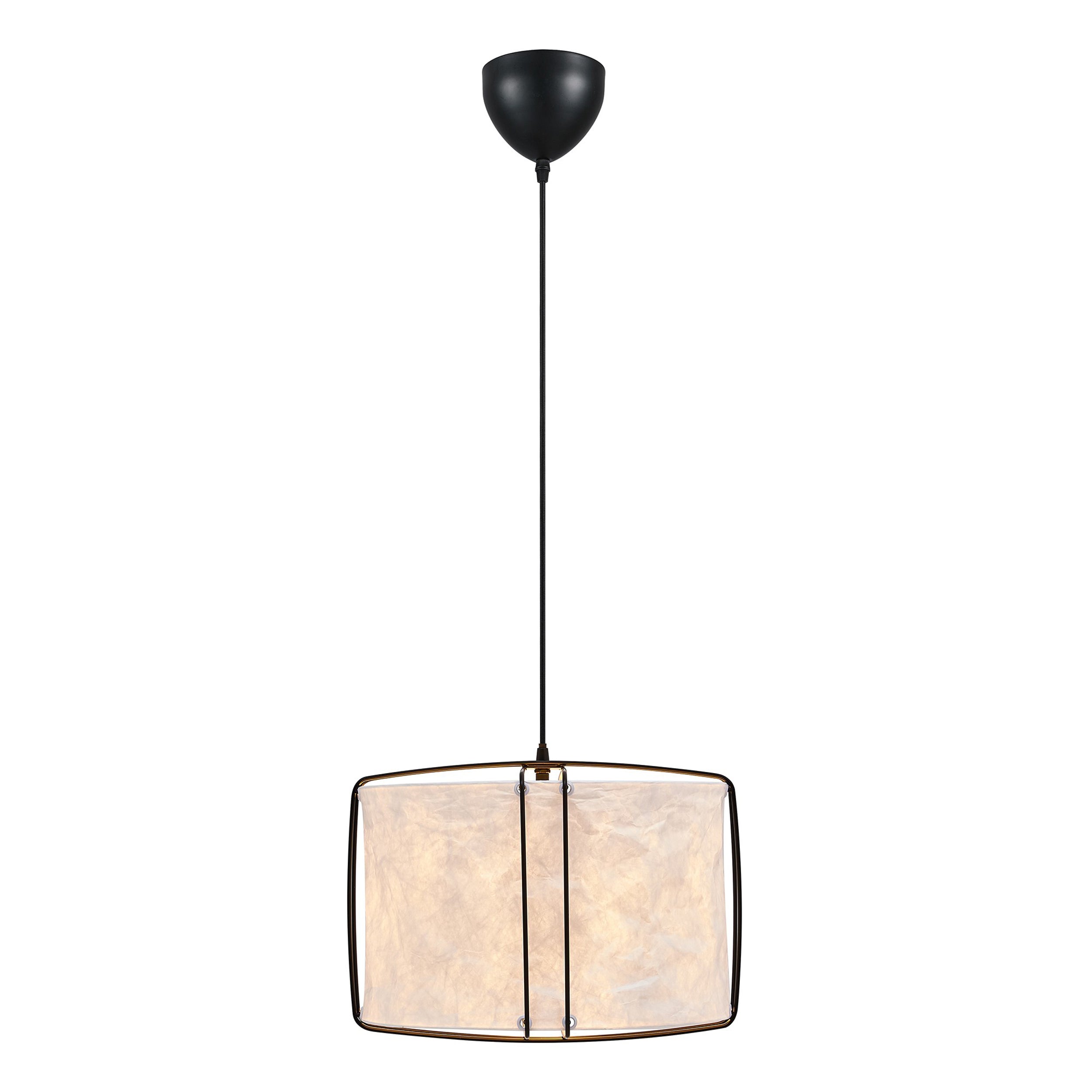 Lampa wisząca Cardine 35 cm czarno-biała