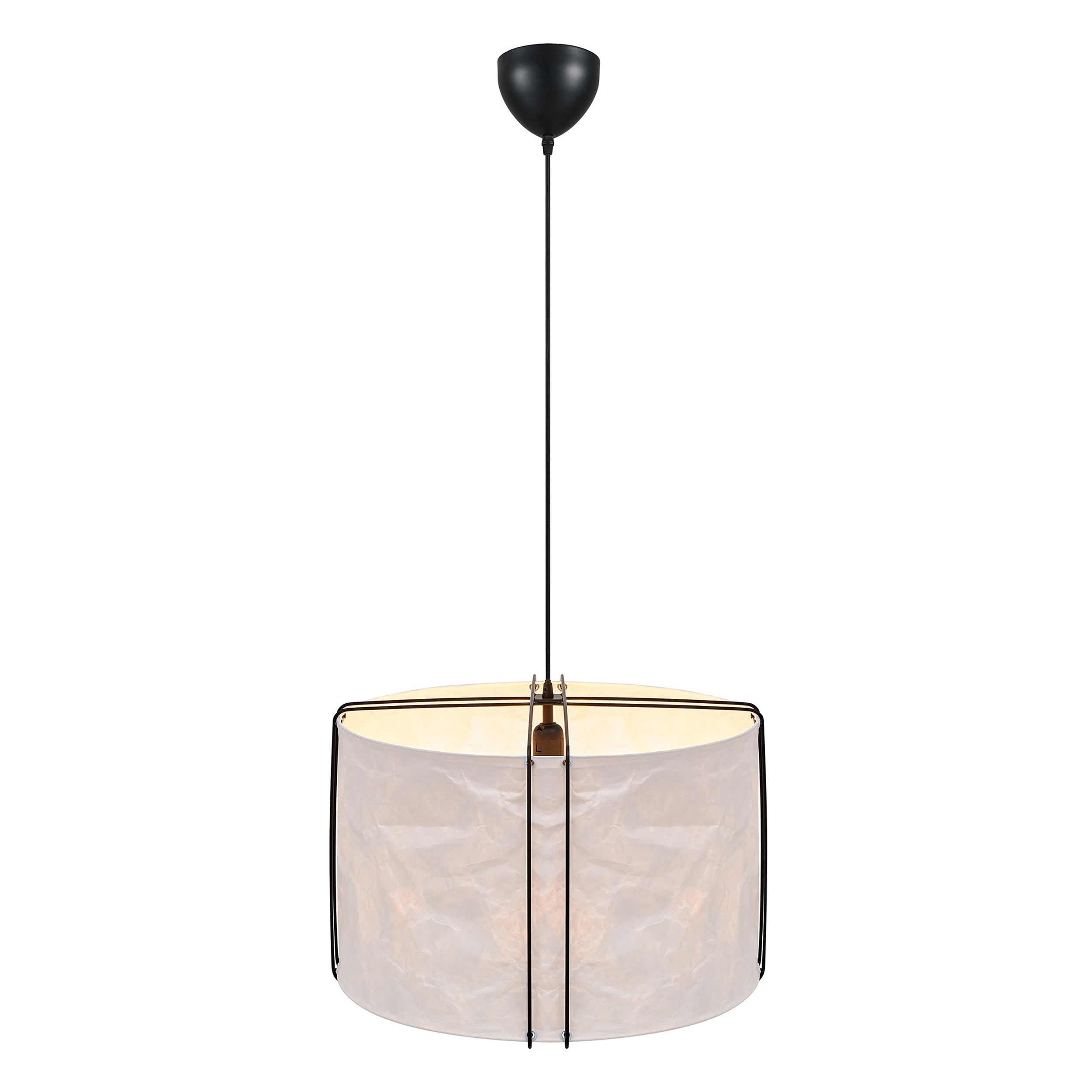 Lampa wisząca Cardine 50 cm czarno-biała