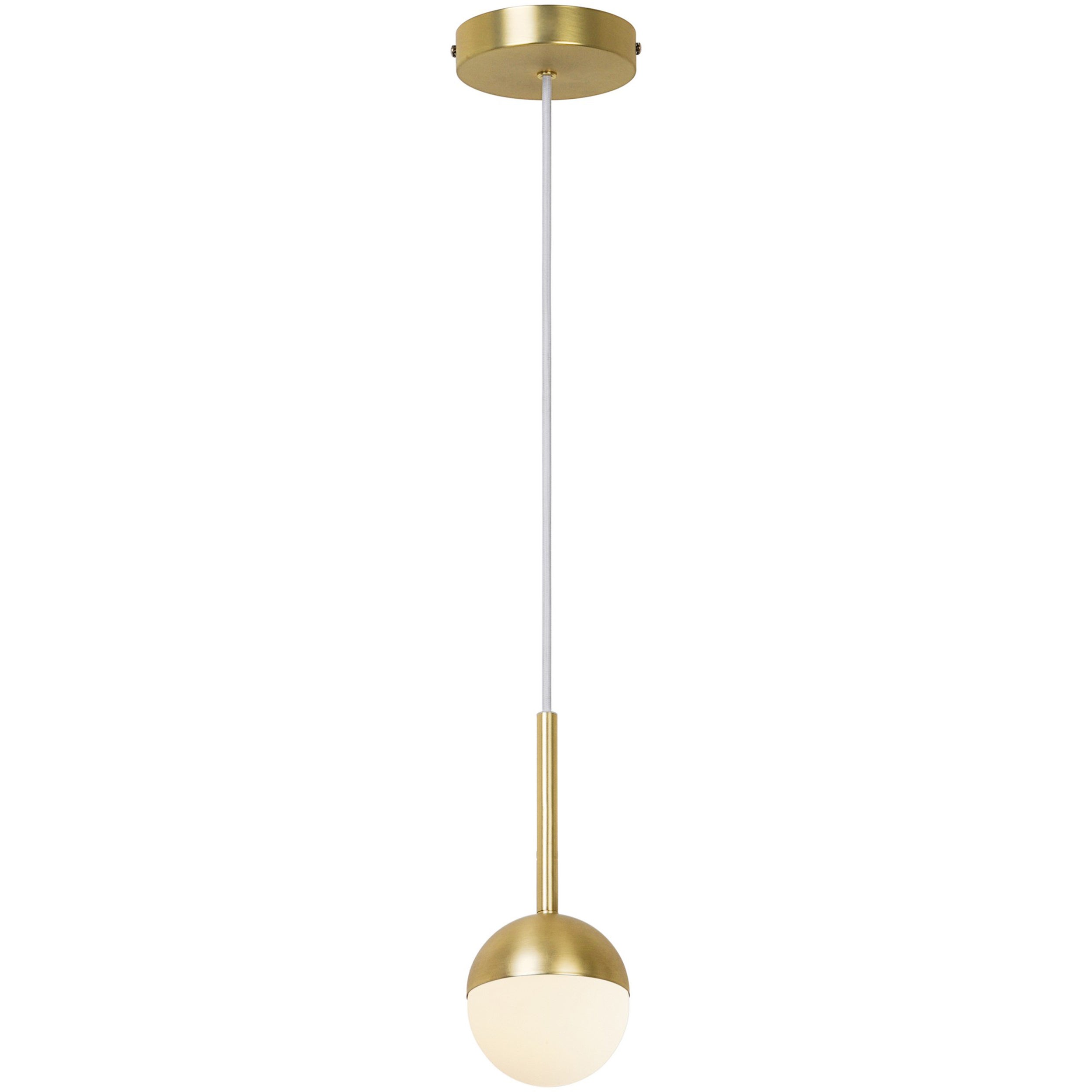 Lampa wisząca Contina złota