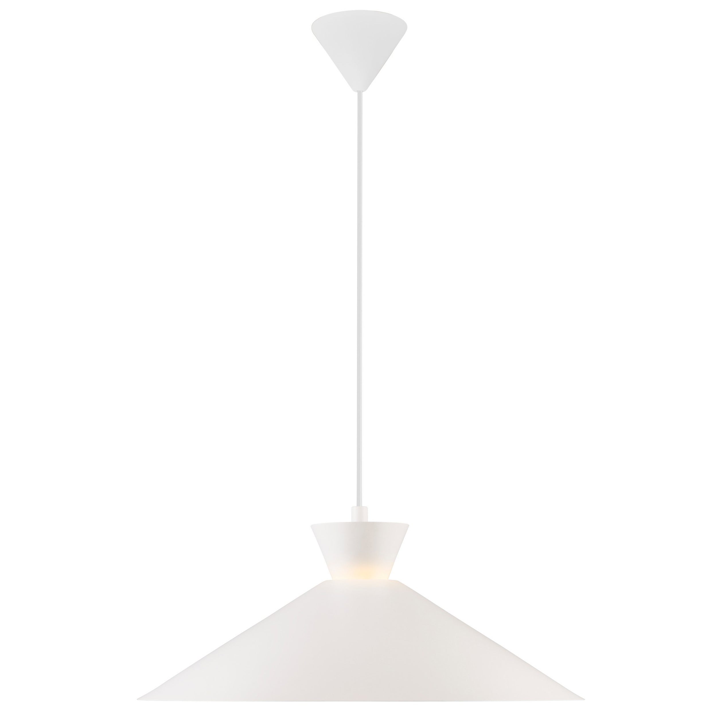 Lampa wisząca Dial 45 cm biała