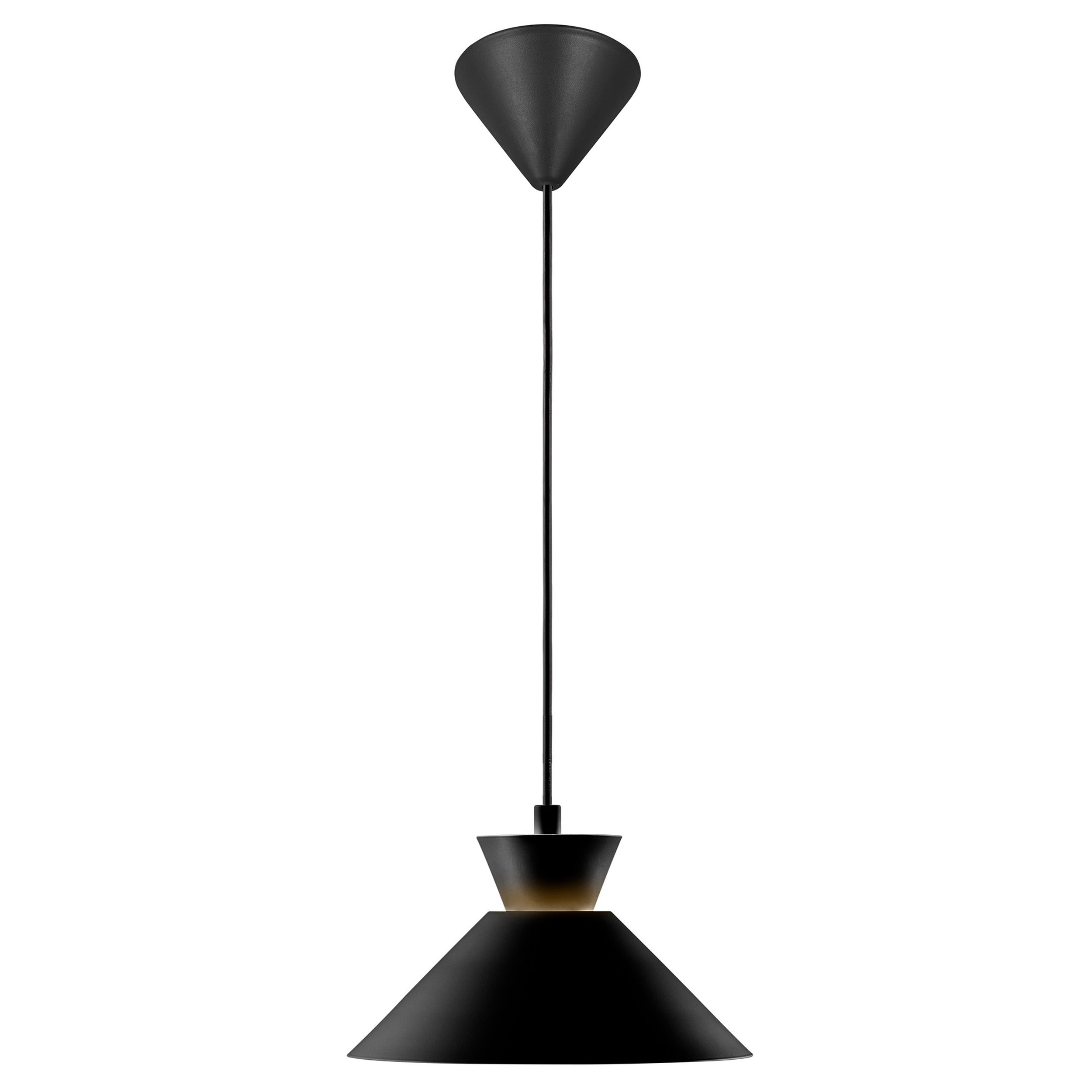 Lampa wisząca Dial 25 cm czarna