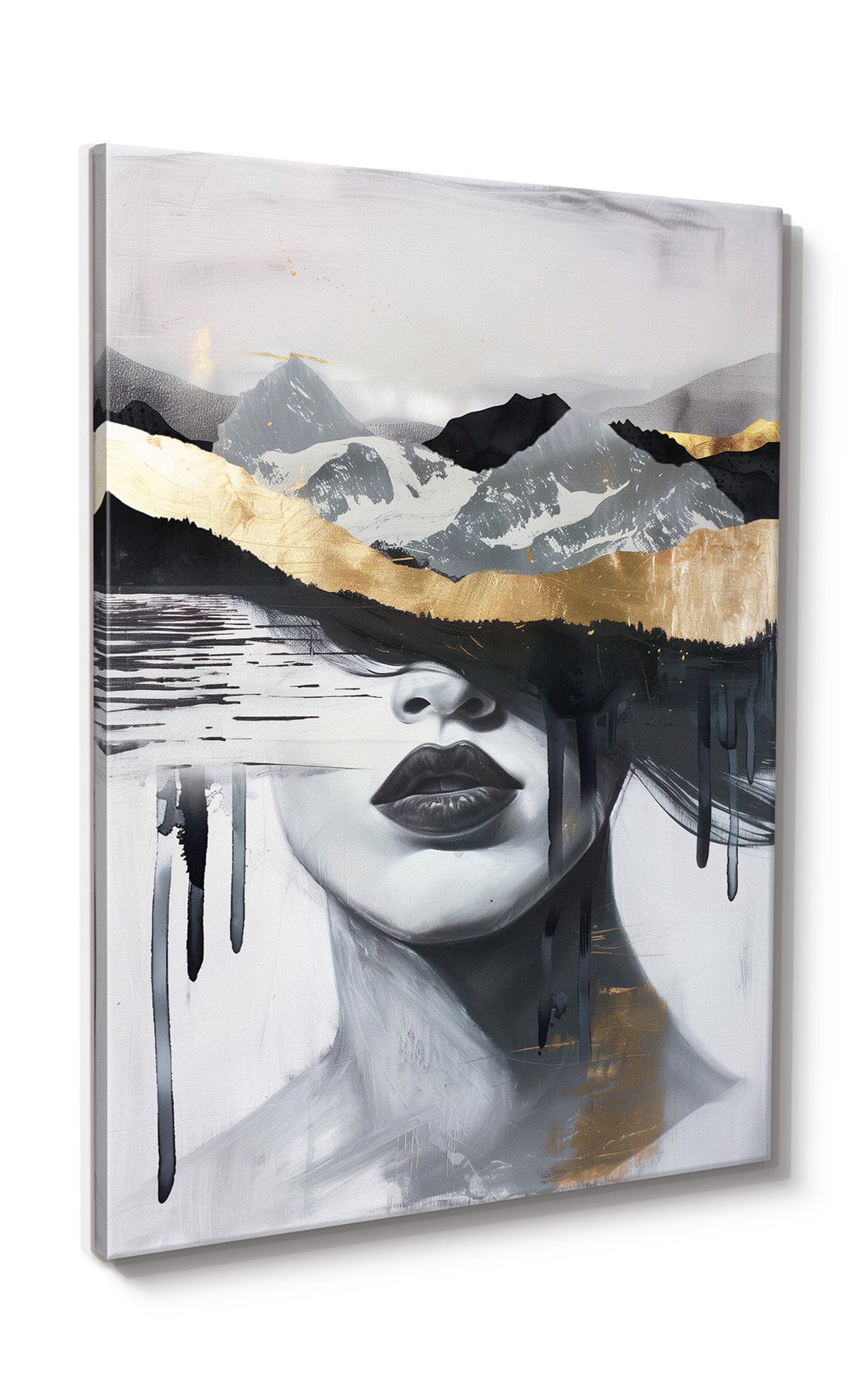 Obraz na płótnie Eve 100x70 cm - styl glamour