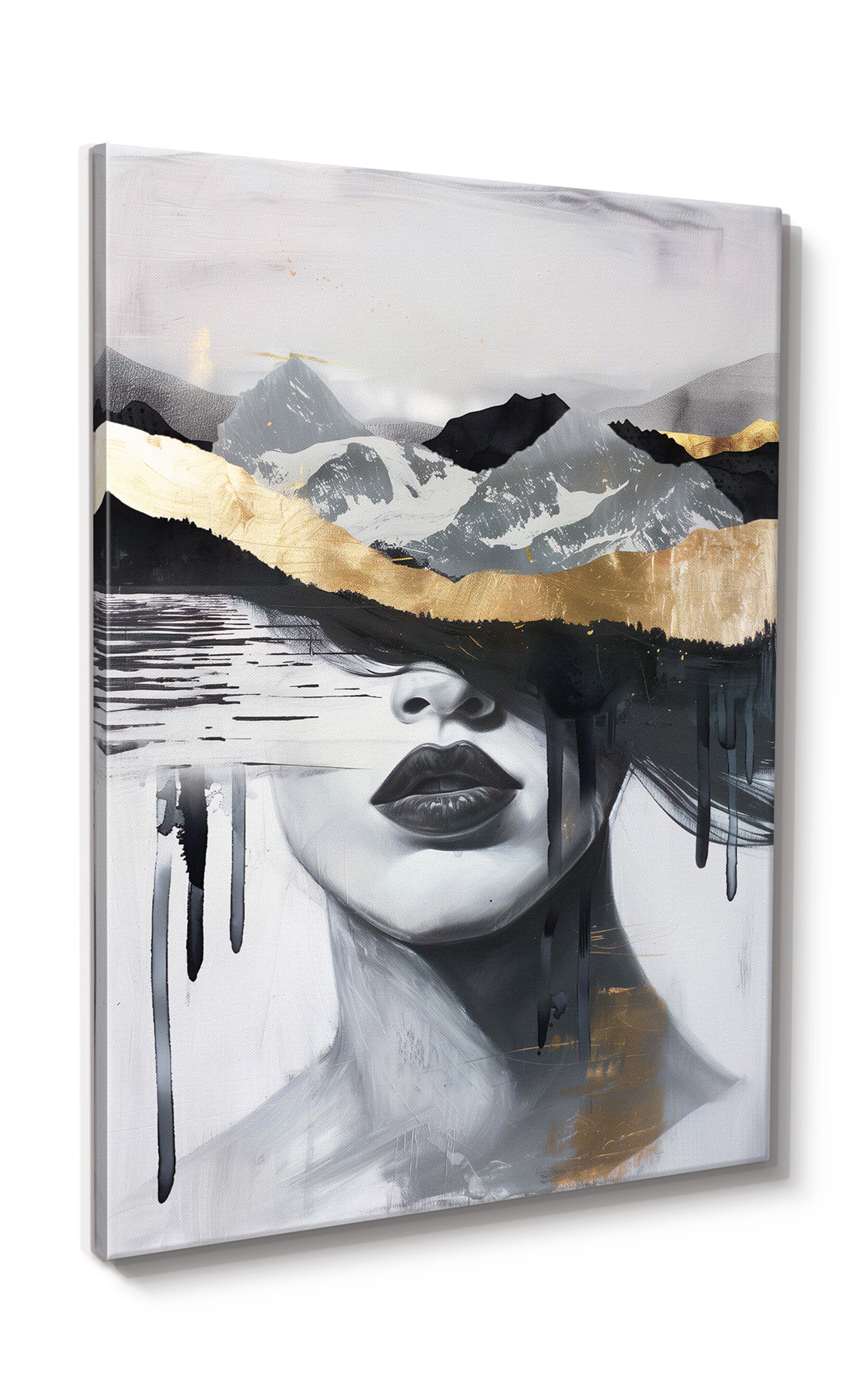 Obraz na płótnie Eve 100x70 cm - styl glamour