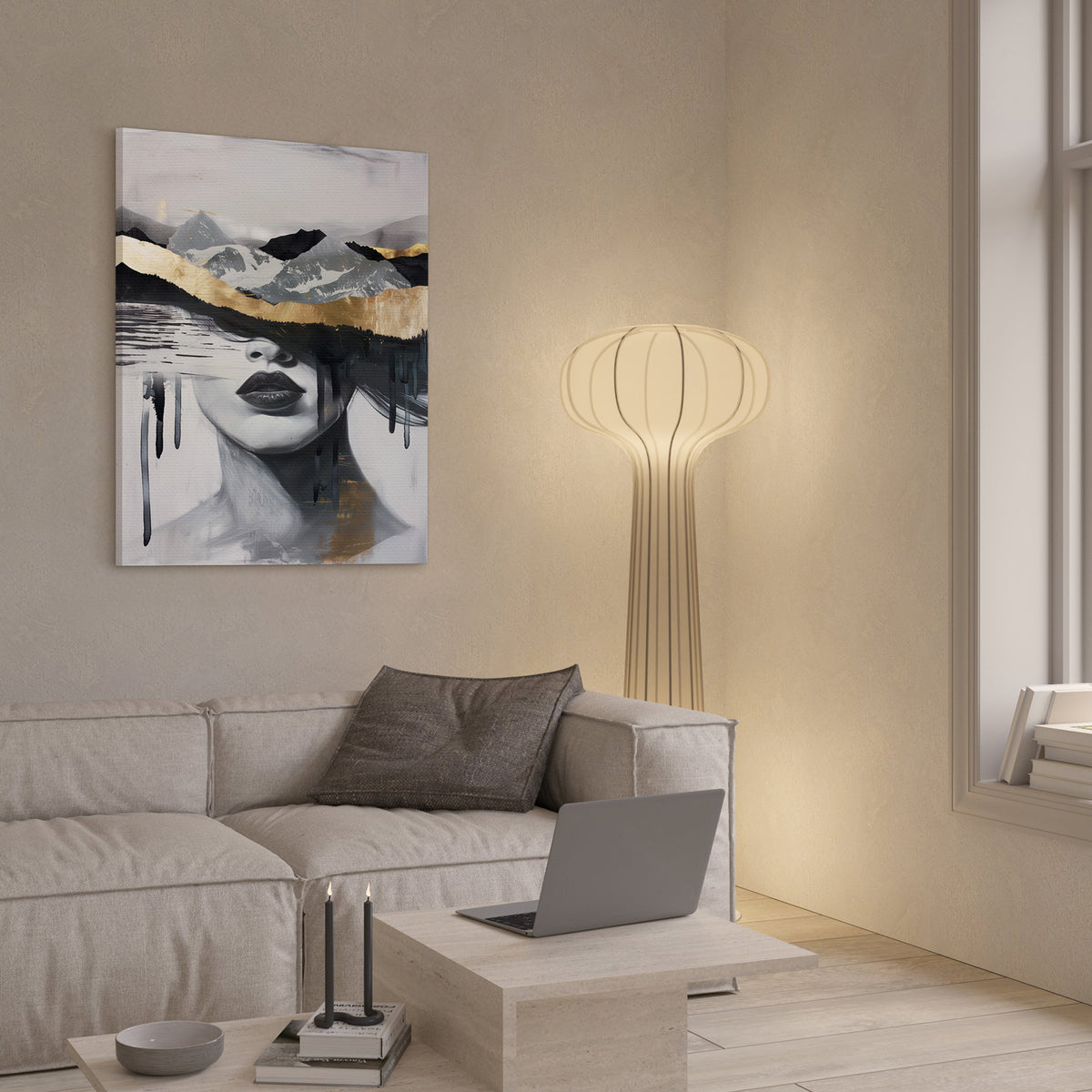 Obraz na płótnie Eve 100x70 cm - kształt prostokątny