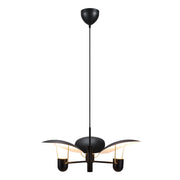 Lampa wisząca Fabiola x2 czarna