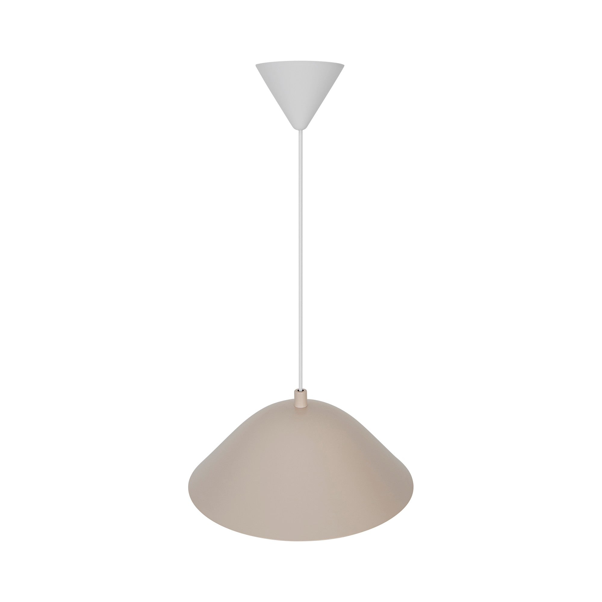 Lampa wisząca Freya 35 cm beżowa