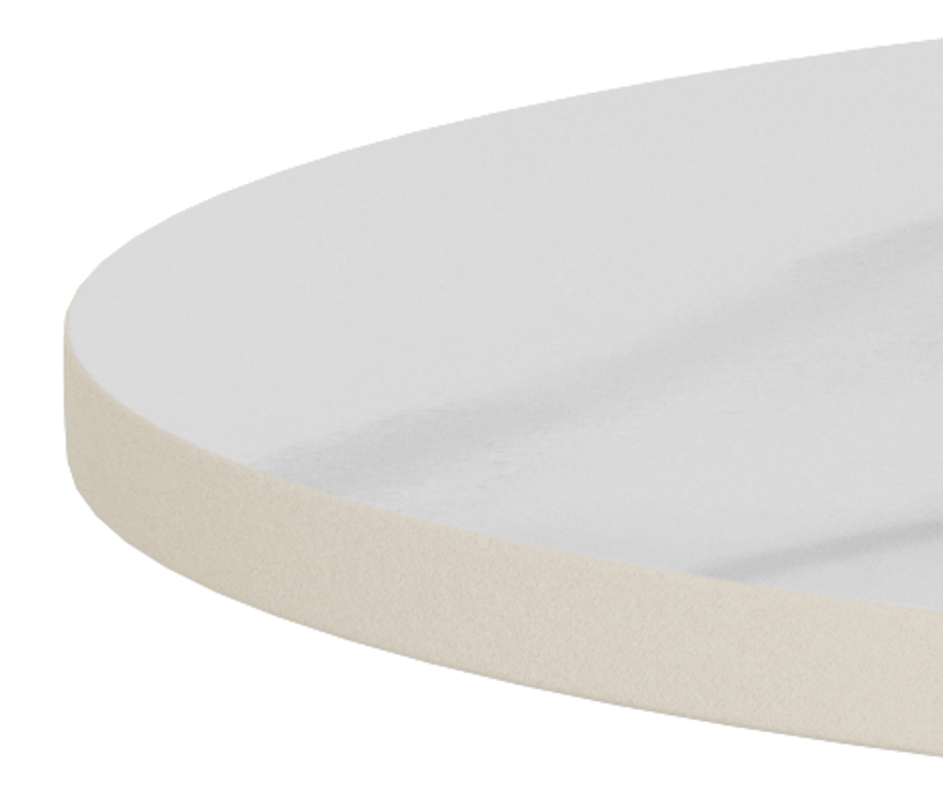 Stolik kawowy Santorini 45 cm jasnoszary - blat ceramiczny
