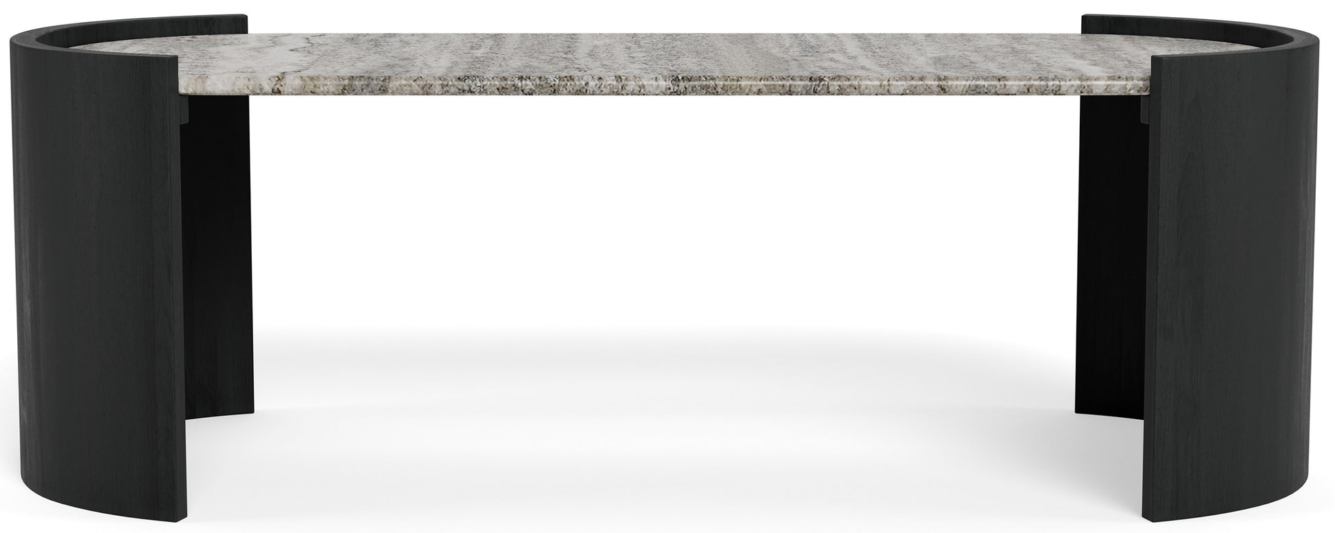 Stolik kawowy Zafra 125x60 cm - blat marmurowy