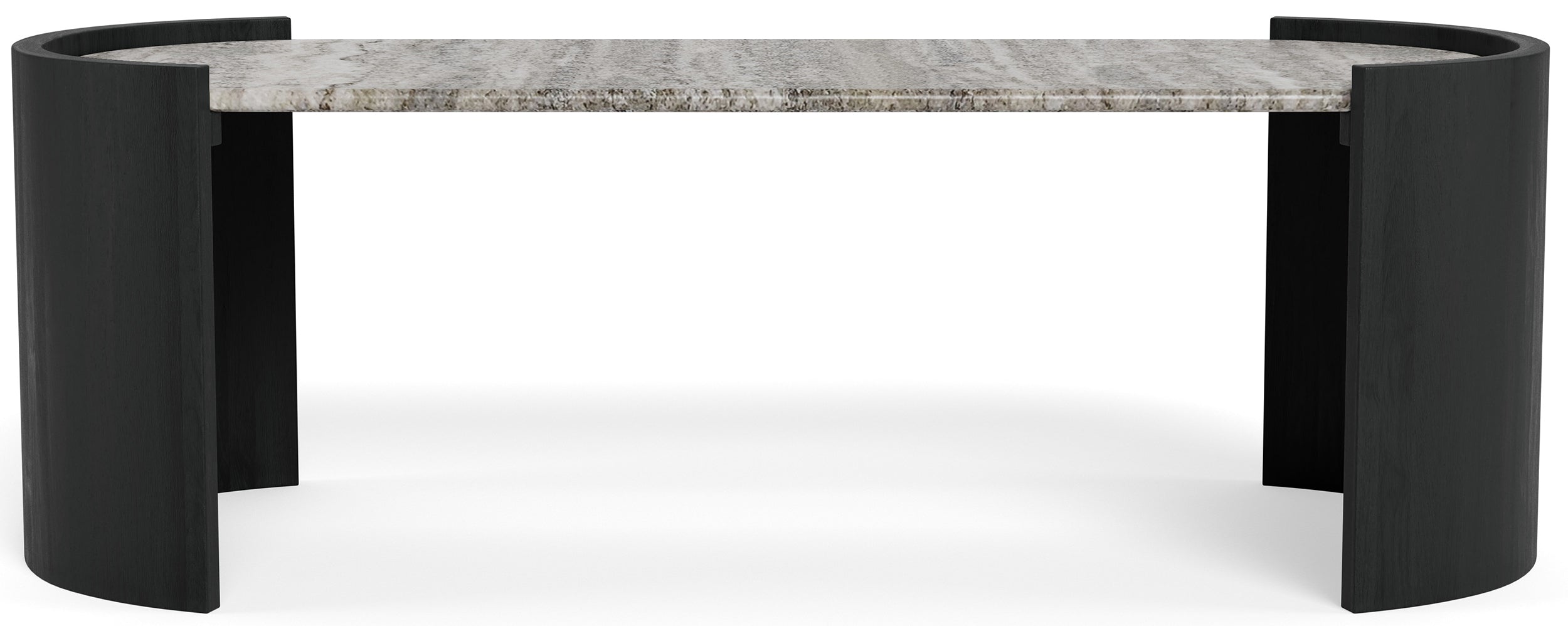 Stolik kawowy Zafra 125x60 cm - blat marmurowy