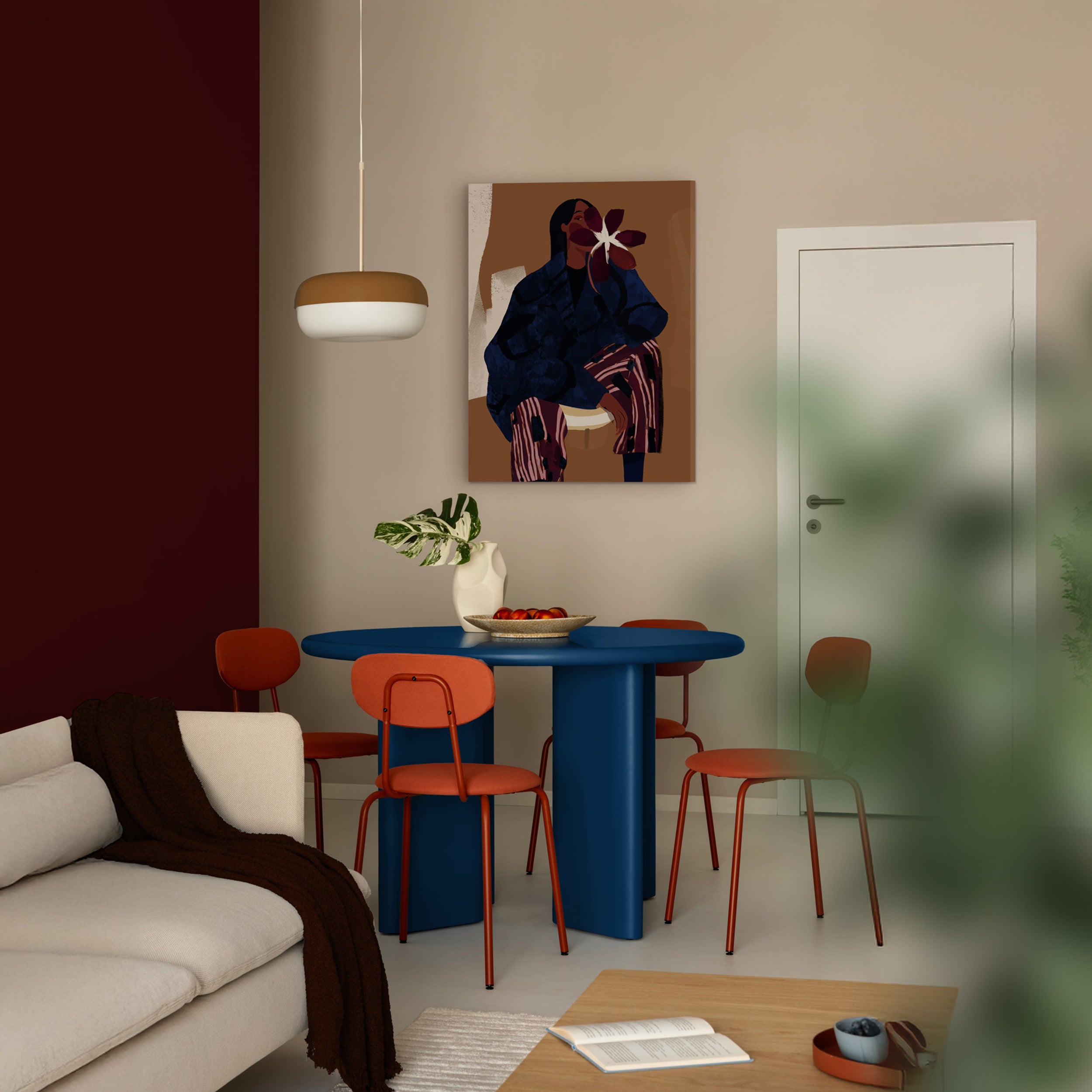 Obraz na płótnie Her 80x60 cm