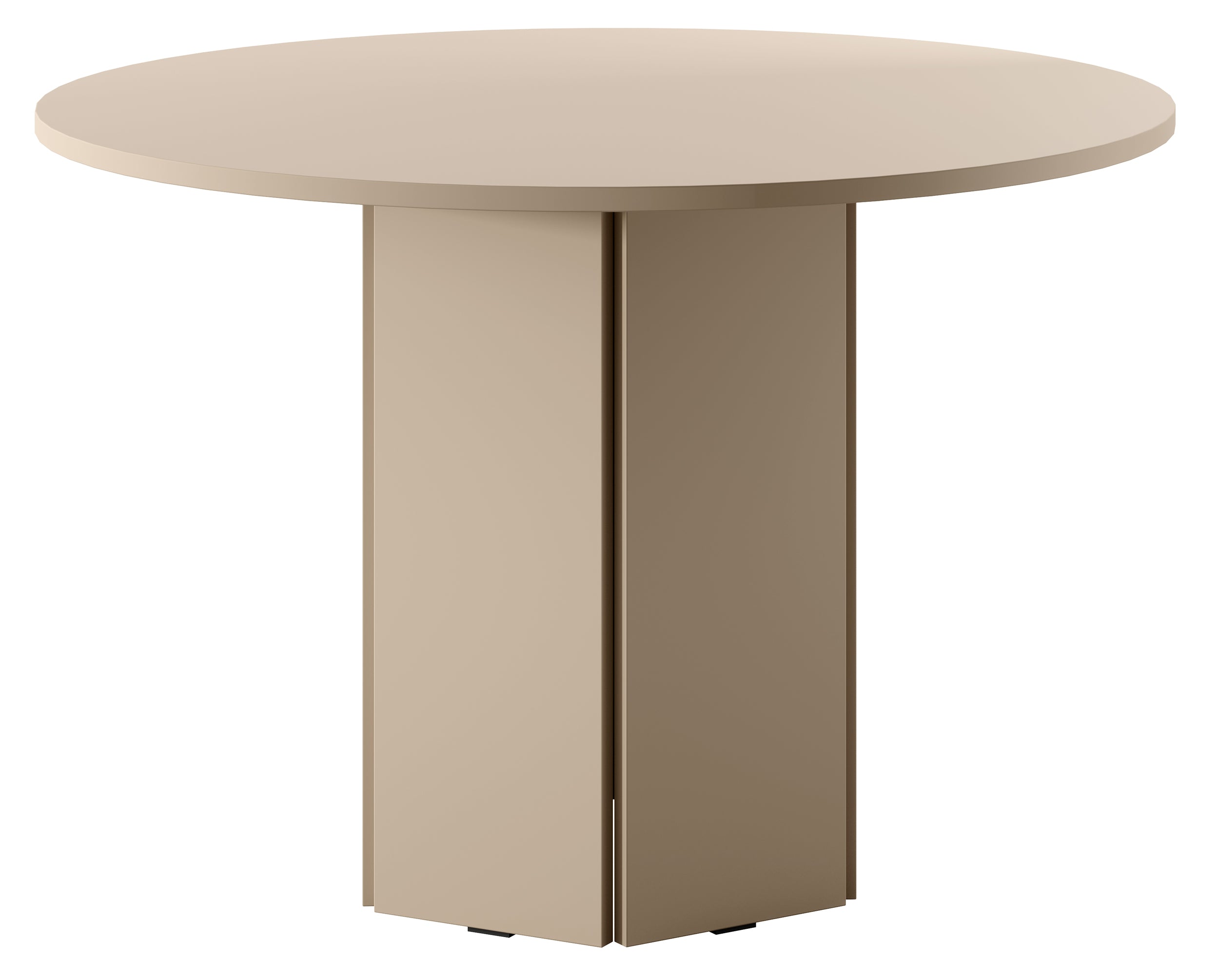 Stół do jadalni Hexa okrągły 110 cm Cappuccino