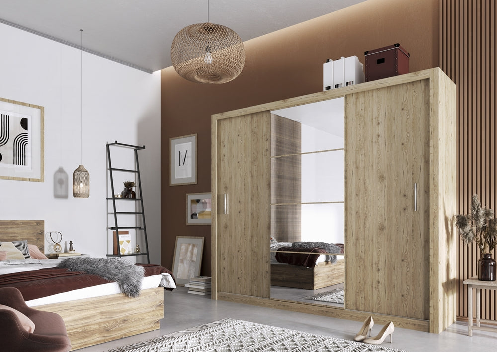 Szafa Idea 250 cm z lustrem San remo