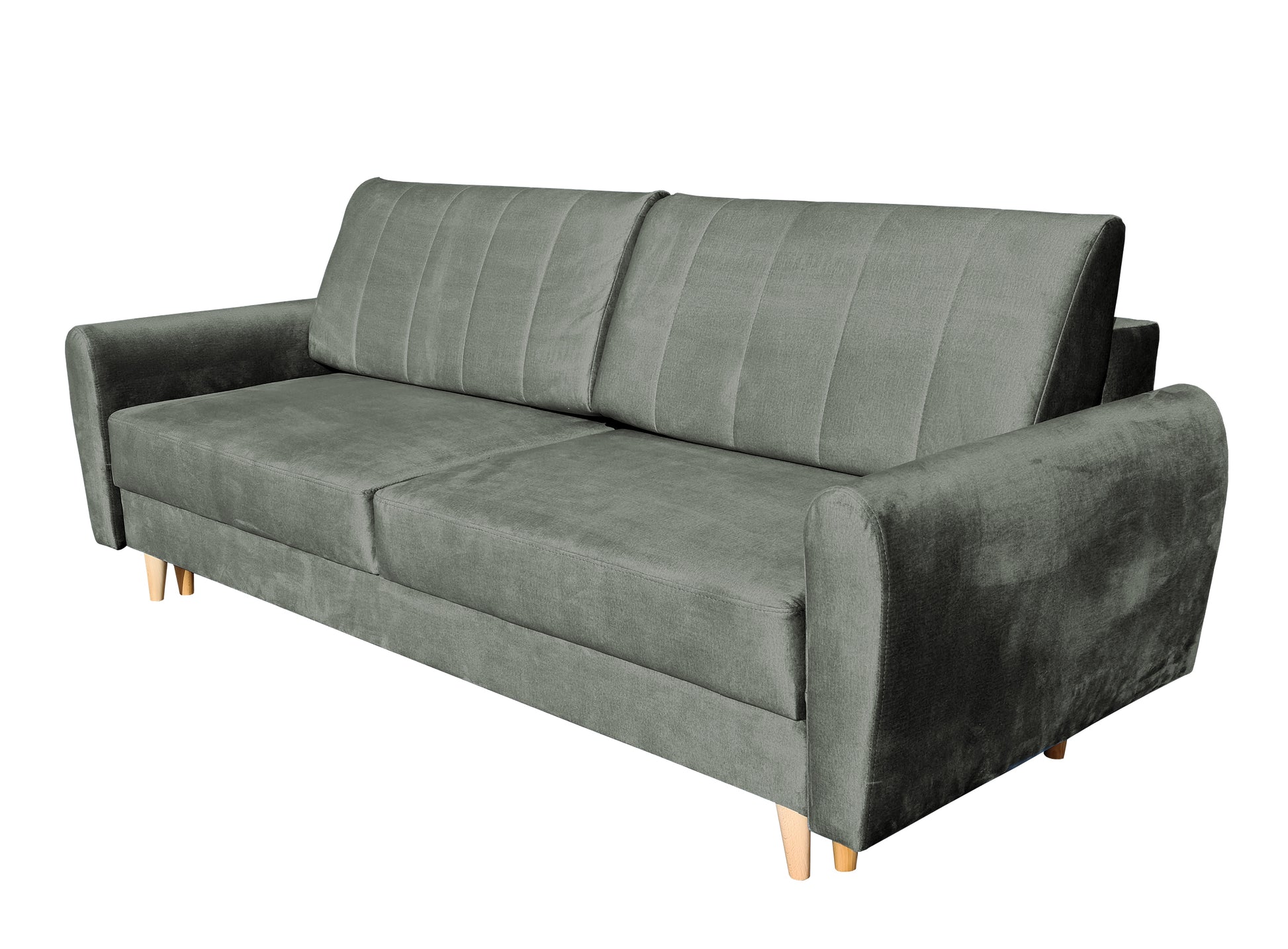 Kanapa rozkładana Dordo ciemnoszara - szerokość 226 cm