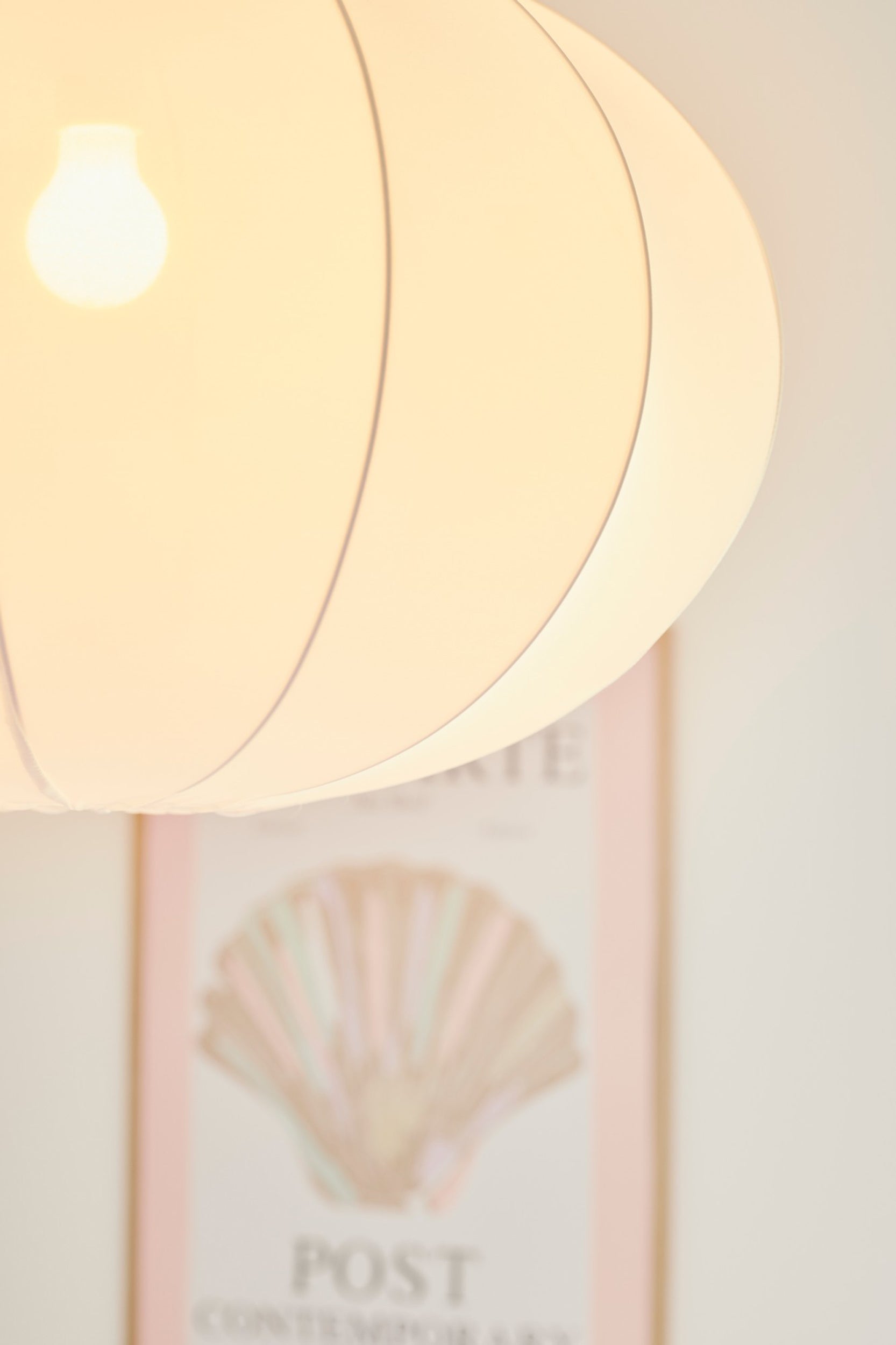 Lampa wisząca Aeron 60 cm biała