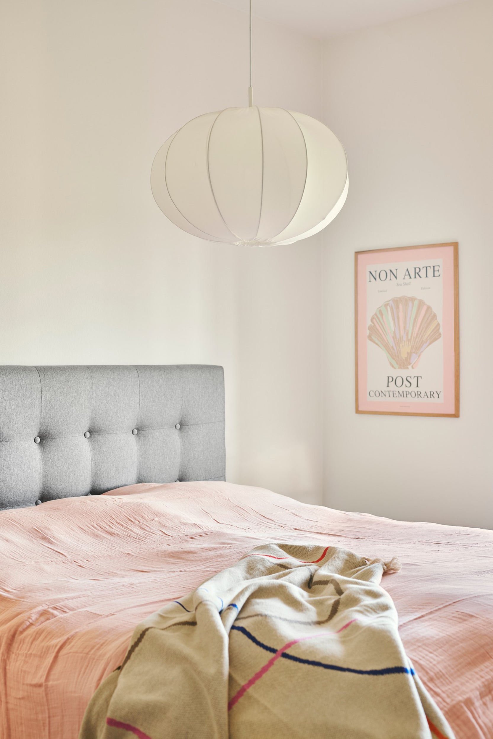 Lampa wisząca Aeron 60 cm biała