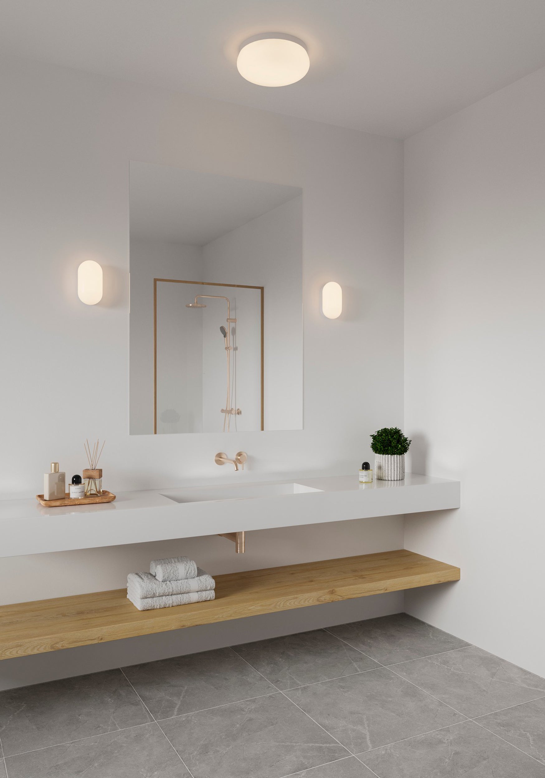 Kinkiet Foam biały IP44
