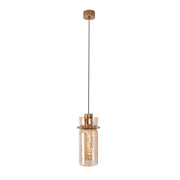 Lampa wisząca Signature bursztynowe szkło