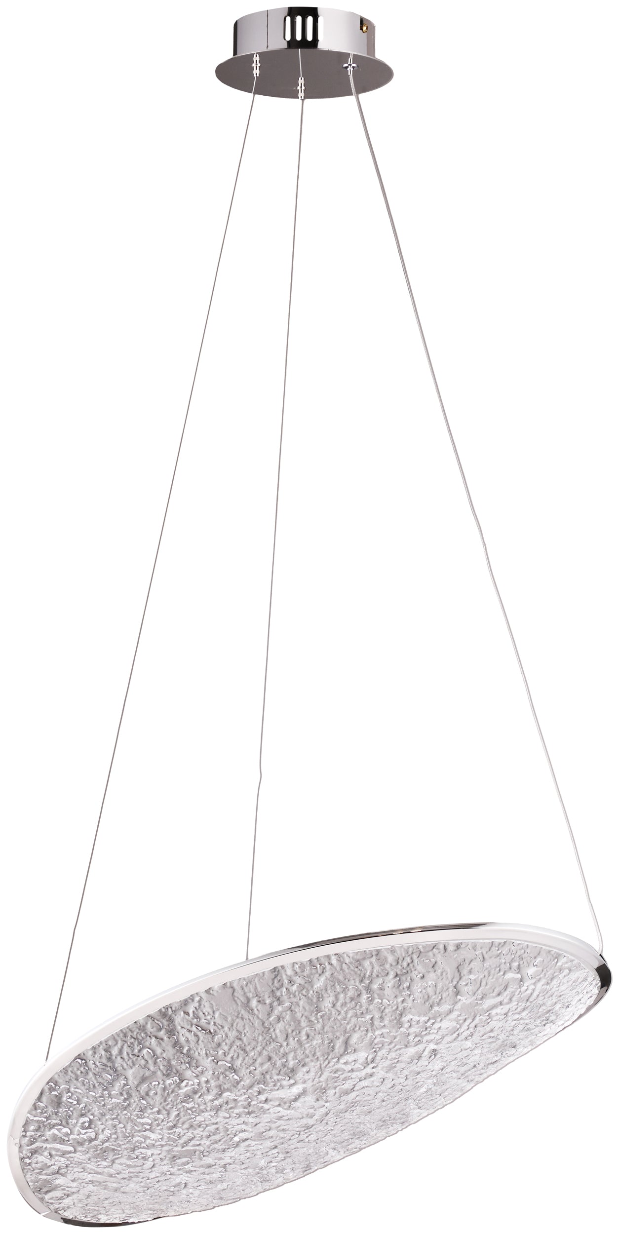 Lampa Wisząca Glamour Empire srebrna
