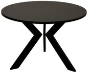 Stolik kawowy Loussly okrągły 75 cm czarny
