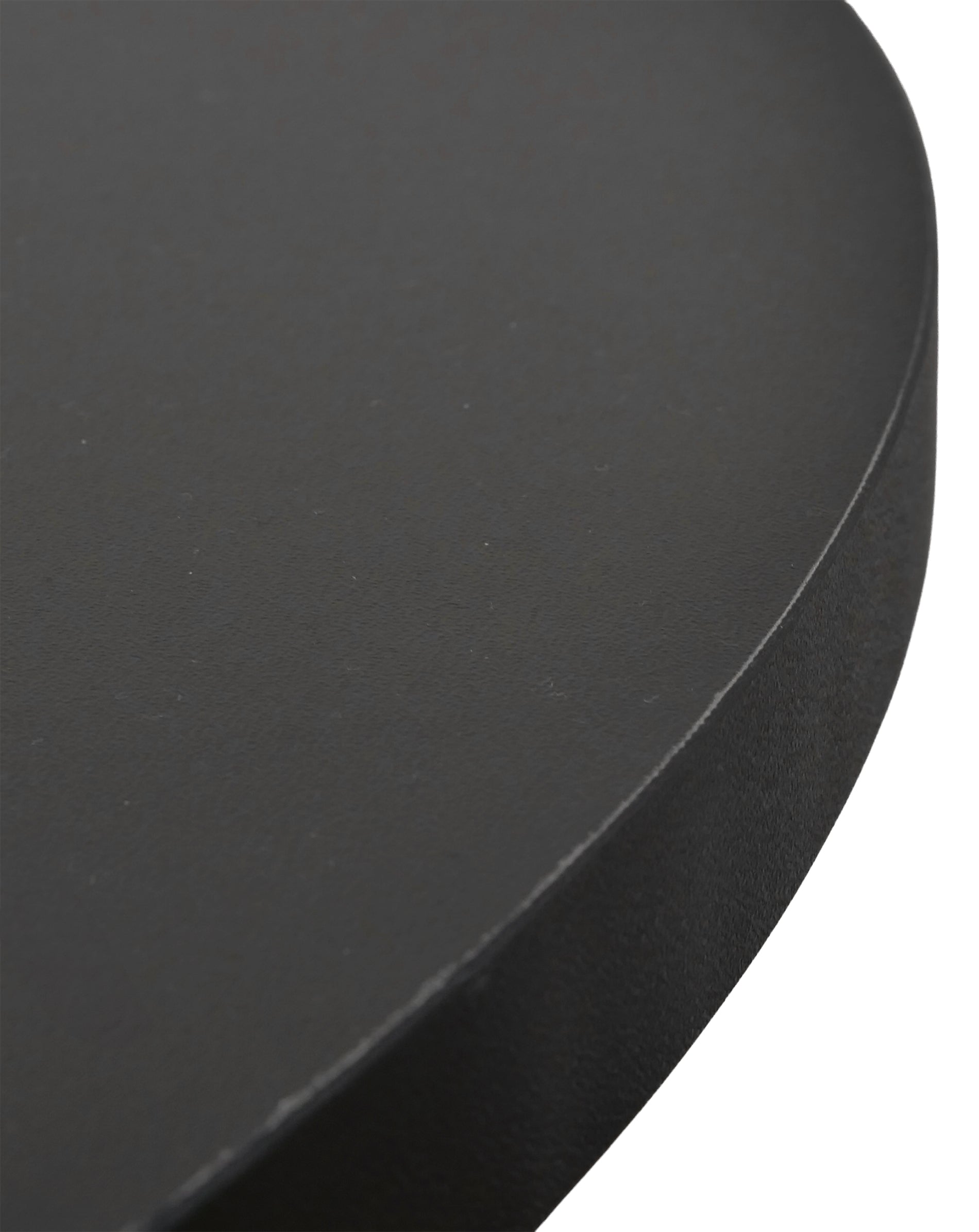Stolik kawowy Iminglly okrągły 67 cm czarny - materiał metal