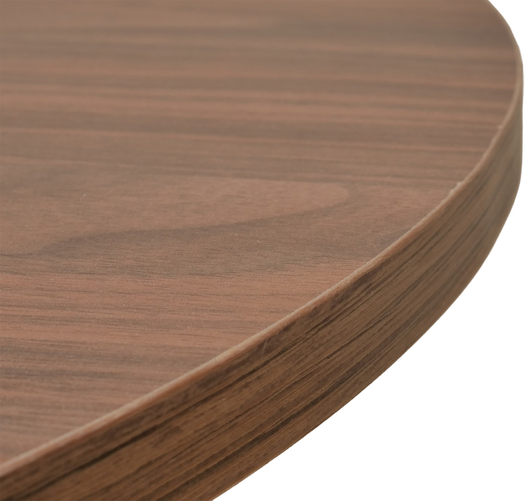 Stolik kawowy Loussly 75 cm orzech wisconsin - czarne nogi