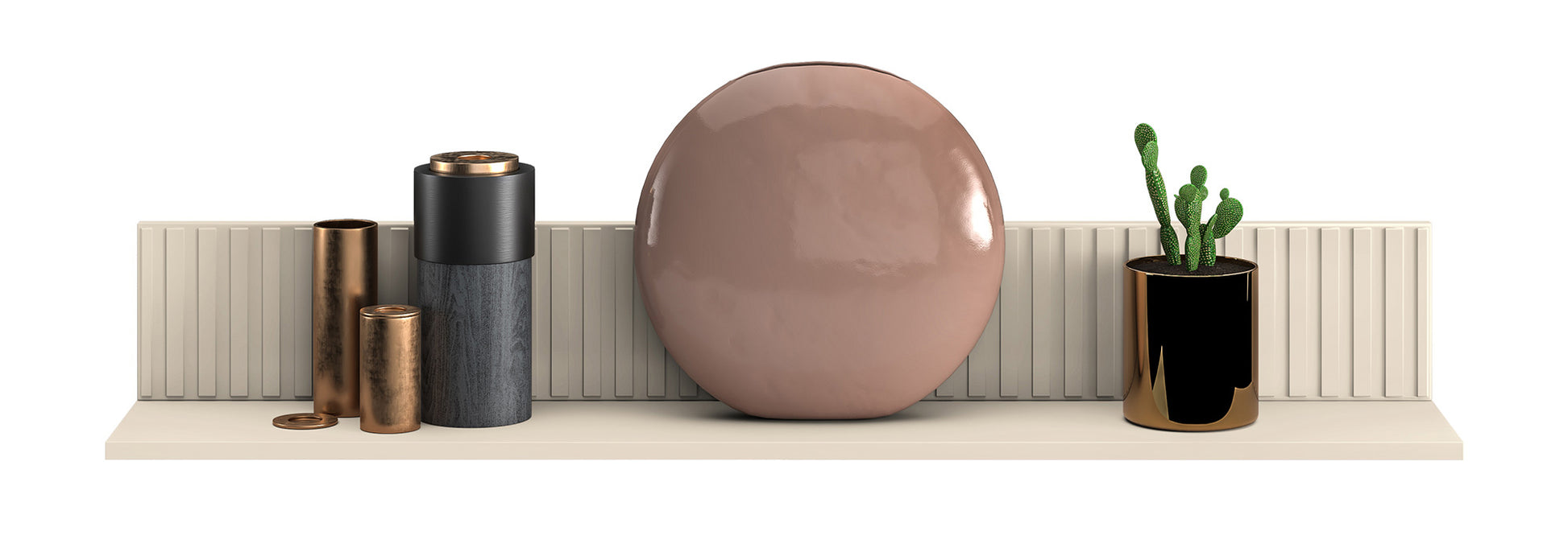 Półka ścienna Caletto 120 cm - materiał płyta meblowa