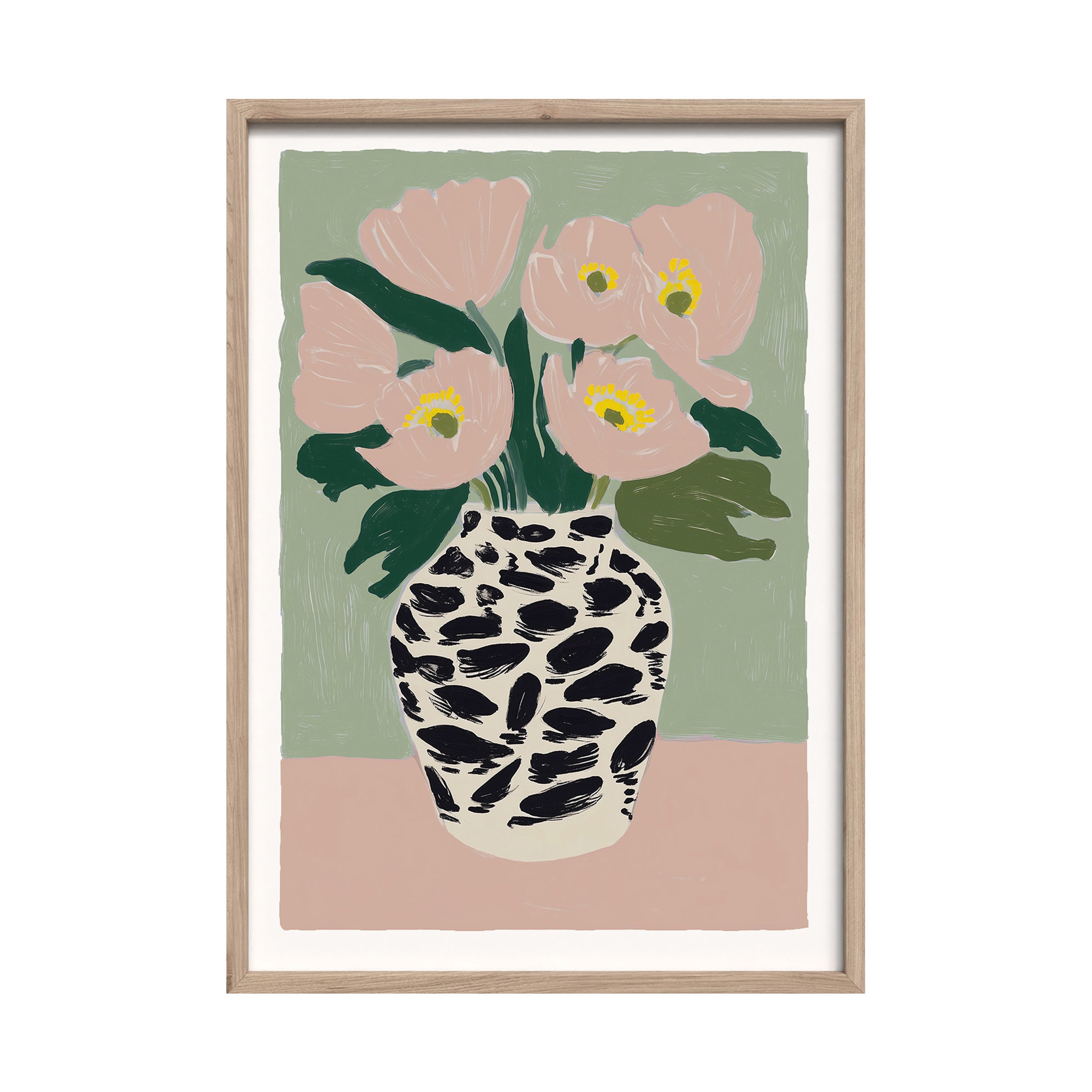 Obraz w ramie Spotted Vase 70x50 cm